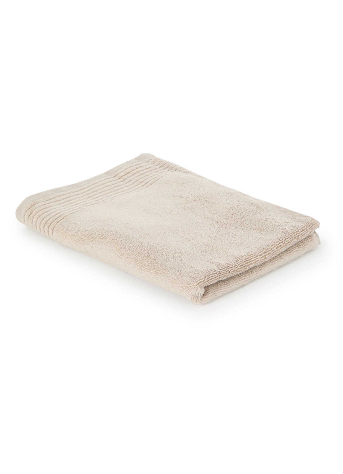 Olivier Desforges Alizee badhanddoek  - 450 gr/m² - 100 x 50 cm - voorkant taupe