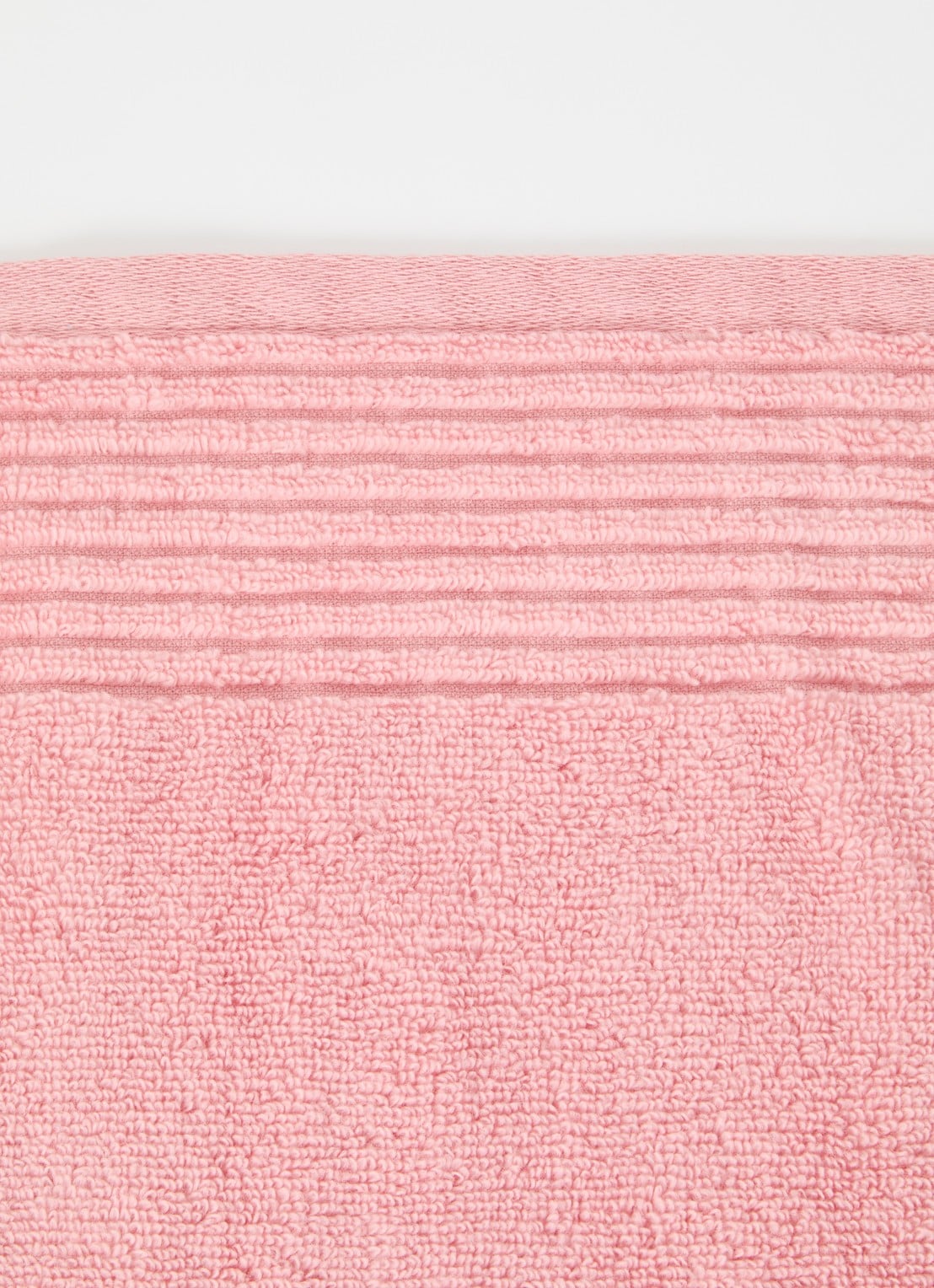 Olivier Desforges Alizee badhanddoek  - 450 gr/m² - 100 x 50 cm - detail orange