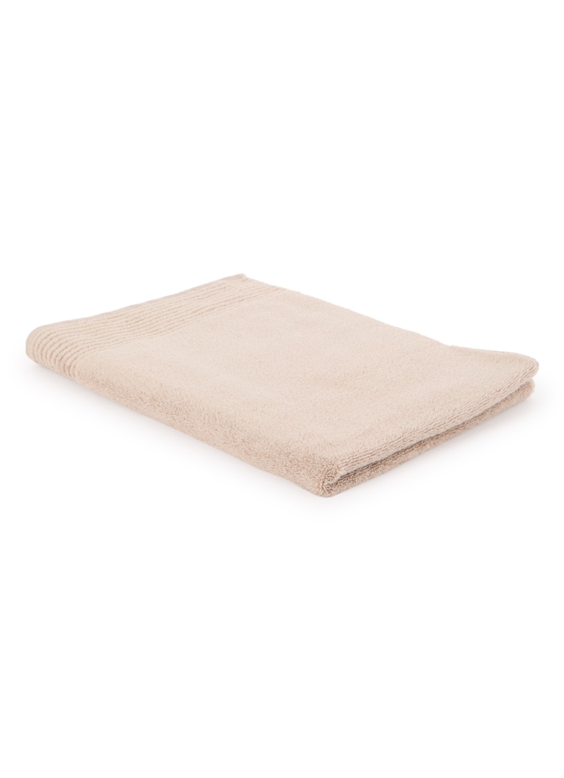 Olivier Desforges Alizee badlaken van katoen 450 gr/m2 - 70 x 140 cm - voorkant taupe