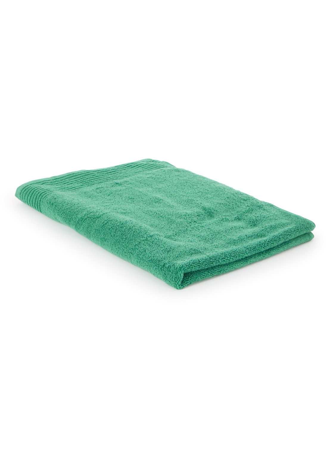 Olivier Desforges Alizee badlaken van katoen 450 gr/m2 - 70 x 140 cm - voorkant groen