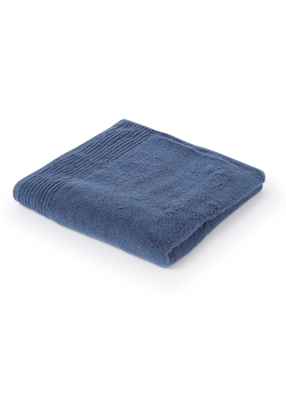 Olivier Desforges Alizee badlaken van katoen 450 gr/m2 - 70 x 140 cm - voorkant 2 donkerblauw