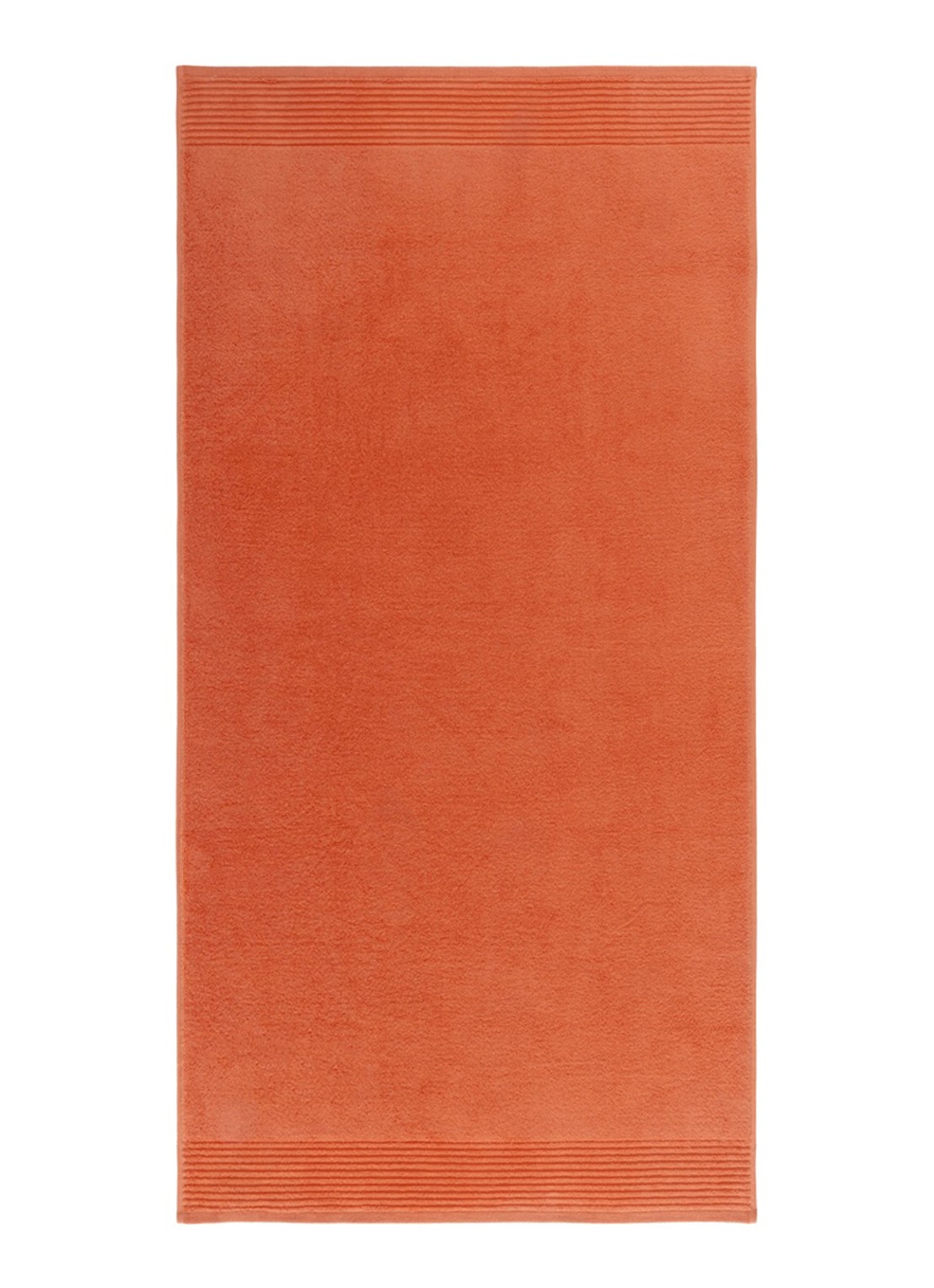 Olivier Desforges Alizee badlaken van katoen 450 gr/m2 - 70 x 140 cm - voorkant 4 vuurrood