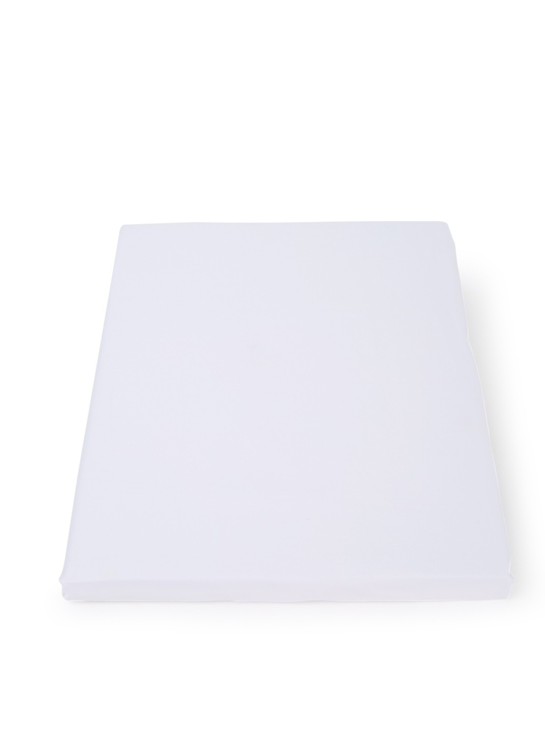 Olivier Desforges Damier hoeslaken van katoensatijn 300TC, hoekhoogte 25 cm - voorkant gebroken wit