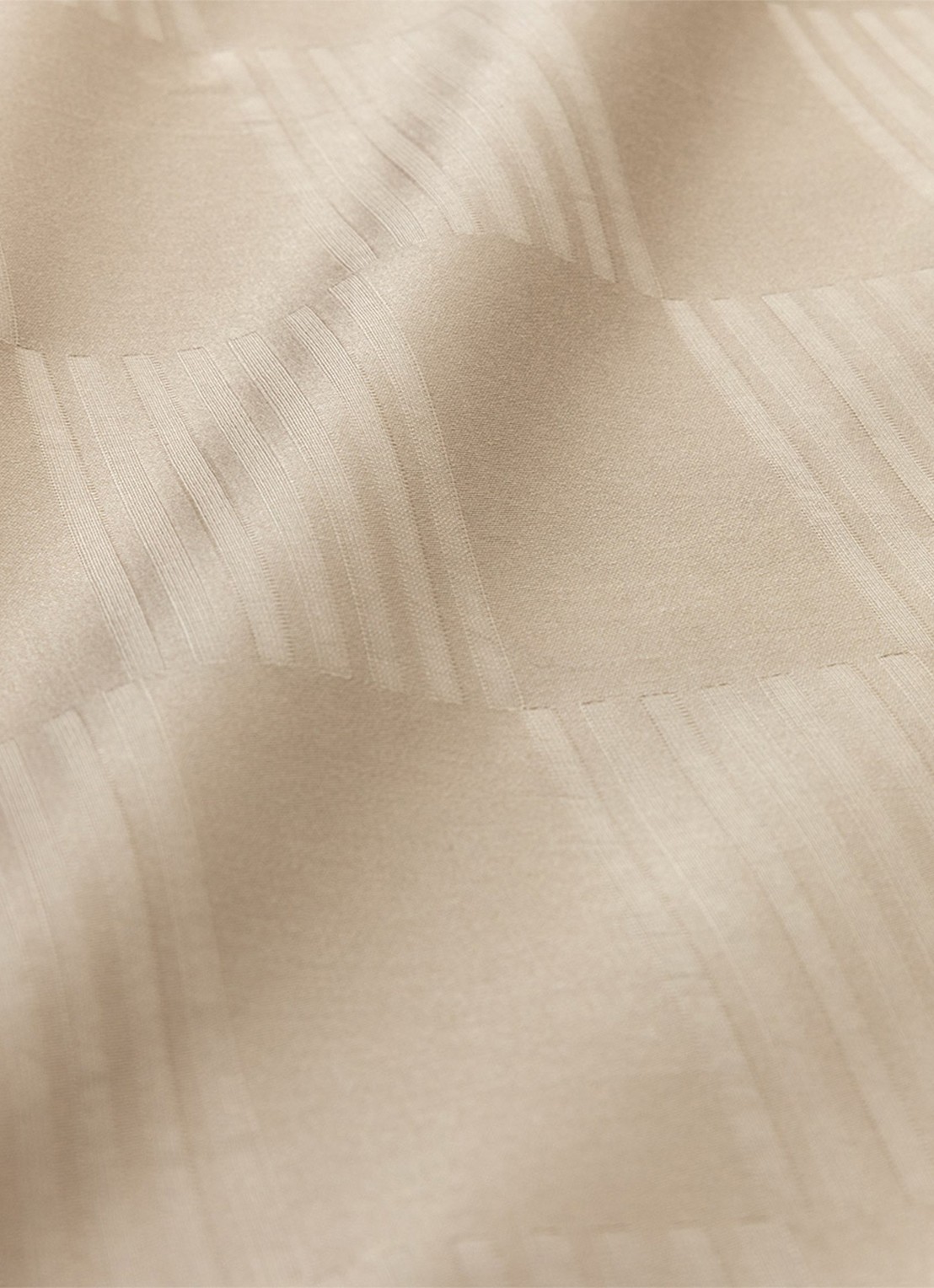 Olivier Desforges Damier laken - achterkant beige