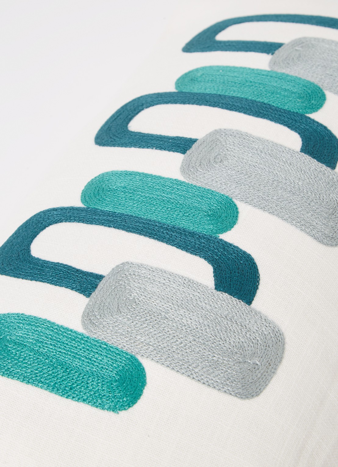 Olivier Desforges Ellipse kussensloop 33 x 57 cm - detail 4 groen