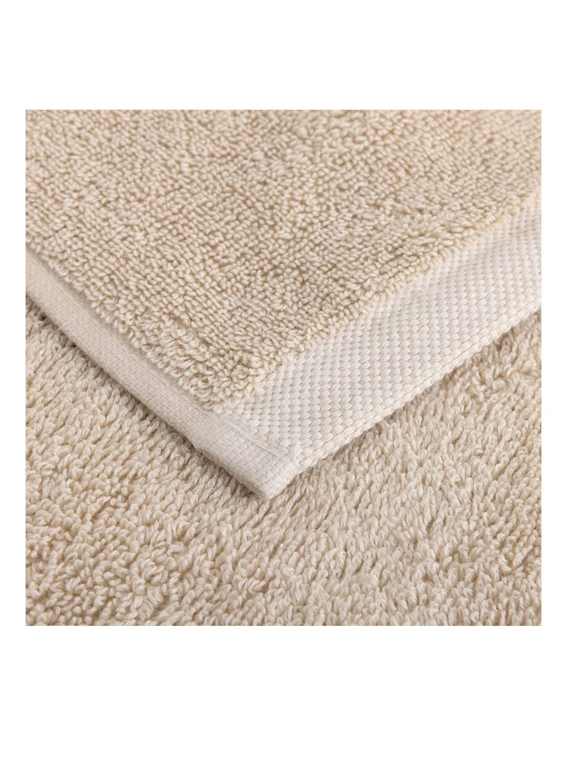 Olivier Desforges Ma Douce badhanddoek 600 gr/m2 - 40 x 60 cm - achterkant 3 beige