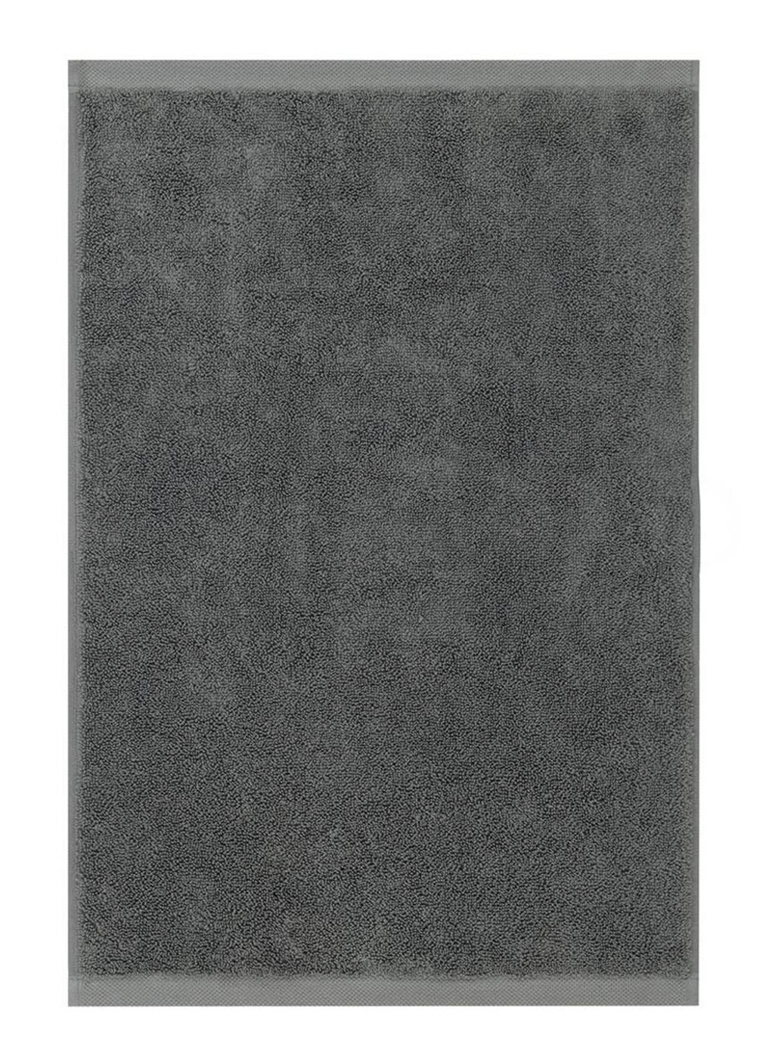 Olivier Desforges Ma Douce badhanddoek 600 gr/m2 - 40 x 60 cm - voorkant 2 donkergrijs