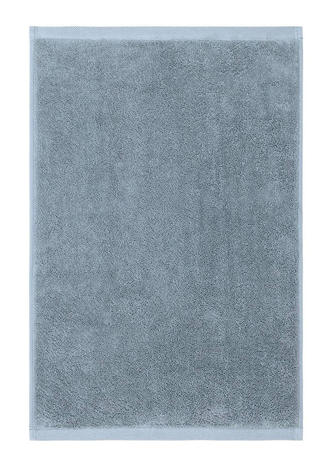 Olivier Desforges Ma Douce badhanddoek 600 gr/m2 - 40 x 60 cm - voorkant staalblauw