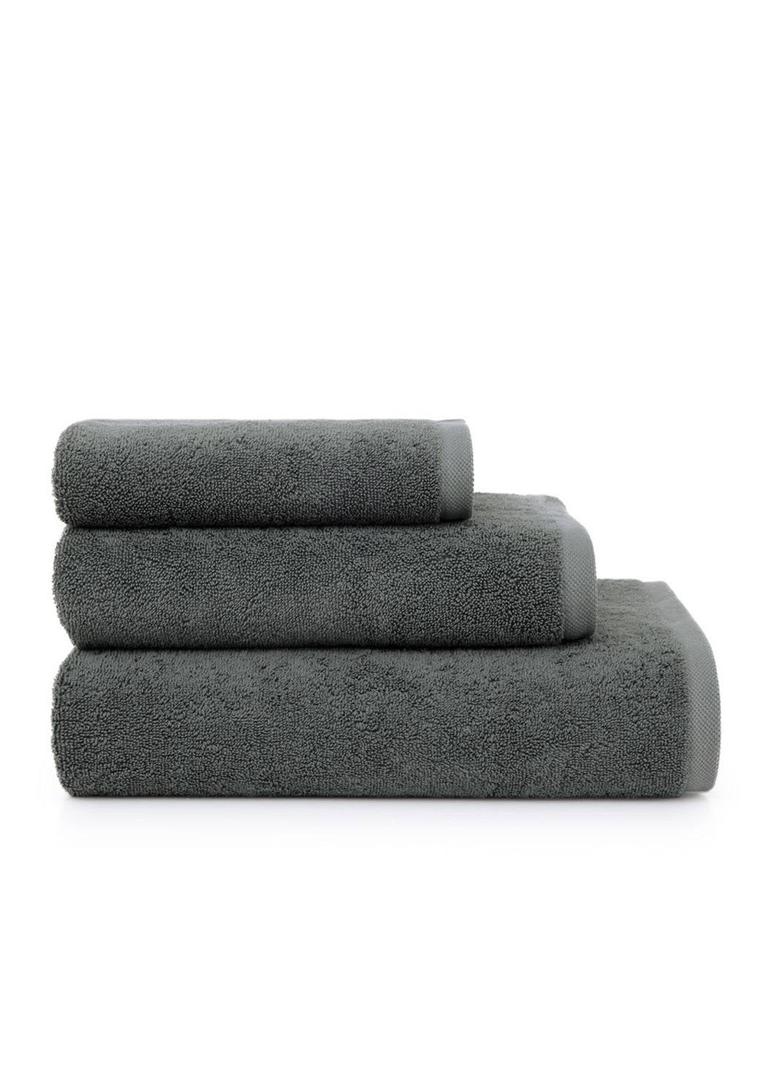 Olivier Desforges Ma Douce badlaken - 600 gr/m2 - 70 x 140 cm - detail 2 donkergrijs