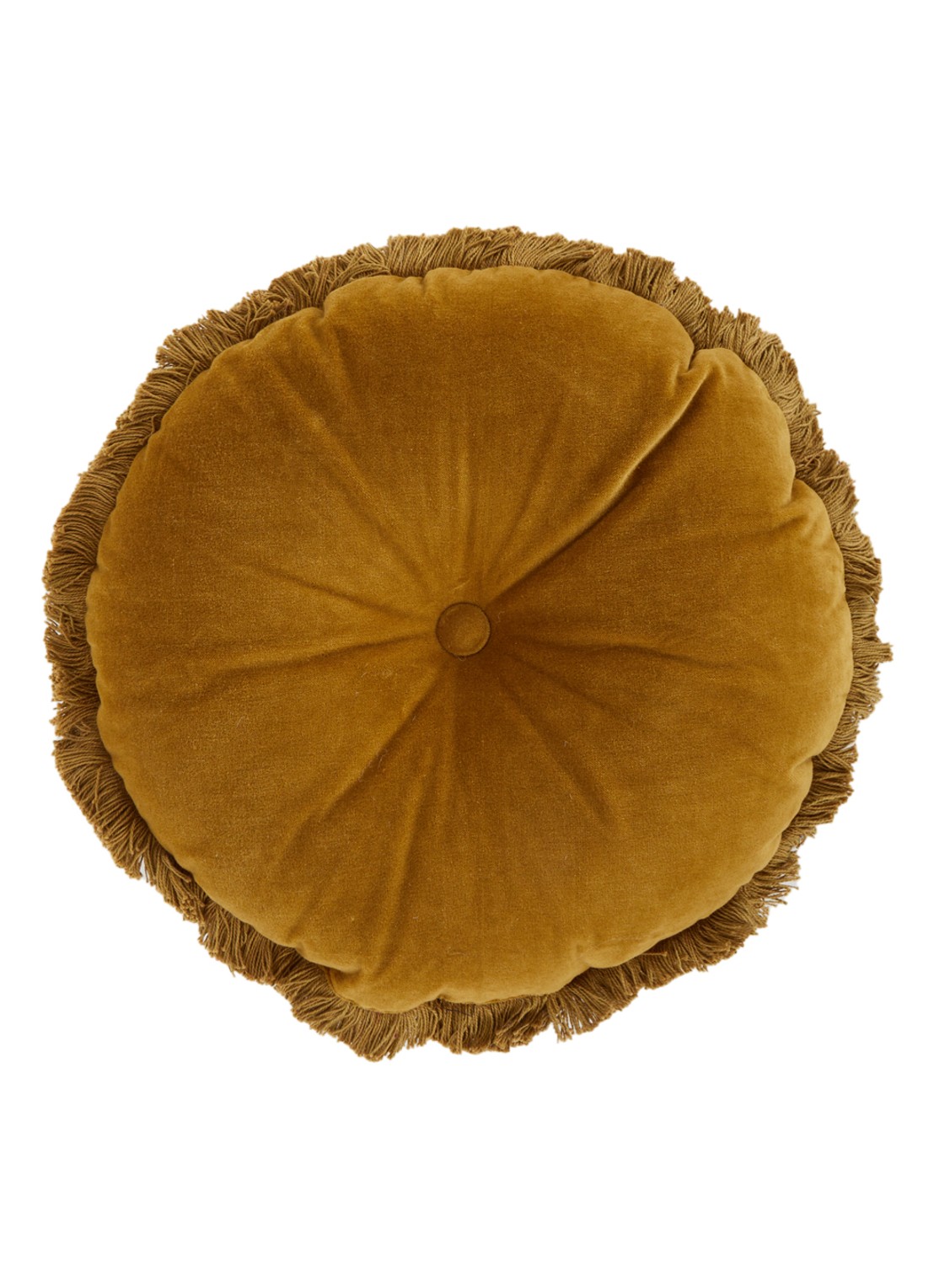 Olivier Desforges Romulus sierkussen Ø45 cm - voorkant 3 khaki