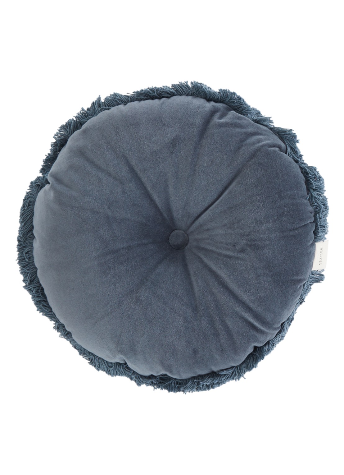 Olivier Desforges Romulus sierkussen Ø45 cm - voorkant 3 donkerblauw