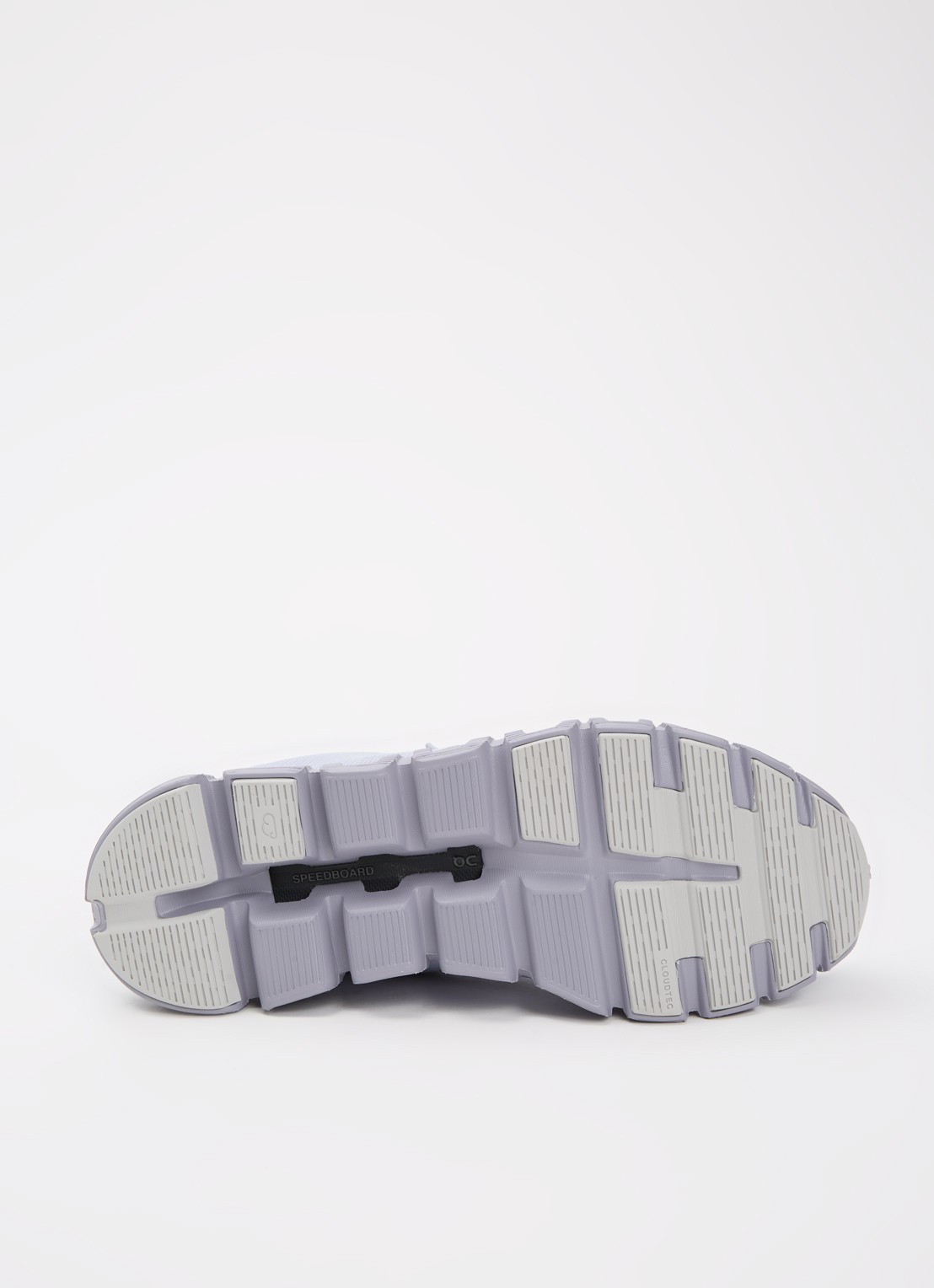 On Cloud 6 sneaker met gebreid bovenwerk - detail 5 lila