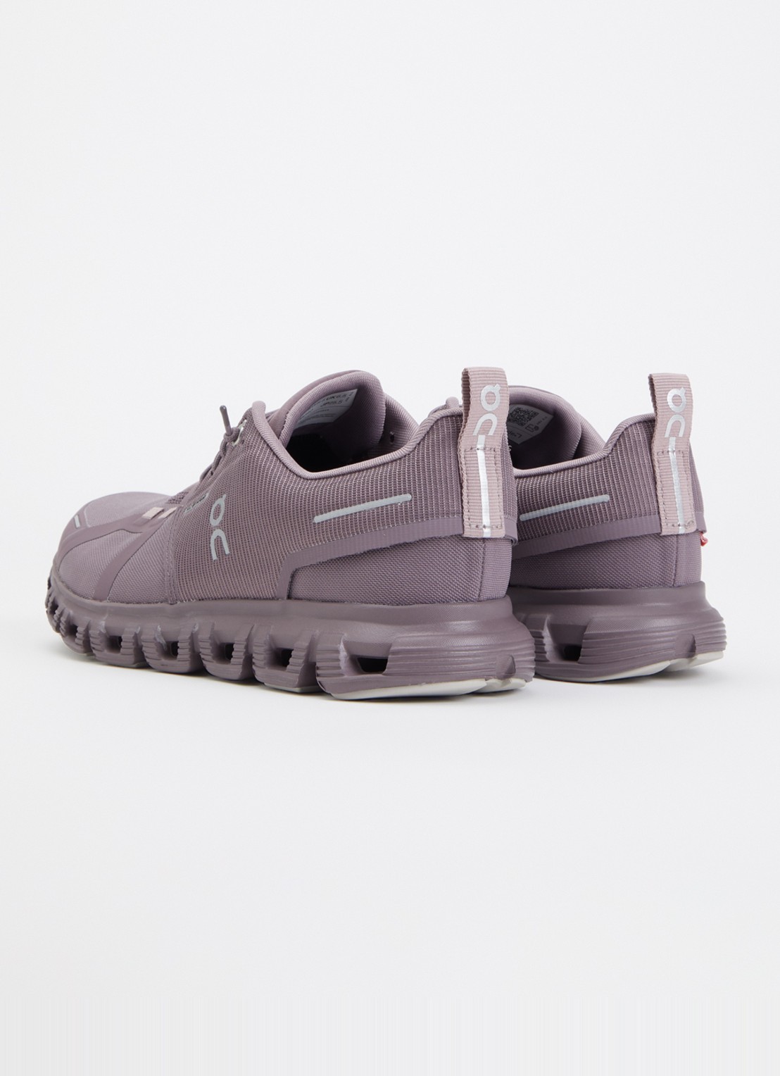 On Cloud 6 sneaker met logo - achterkant 5 lavendel