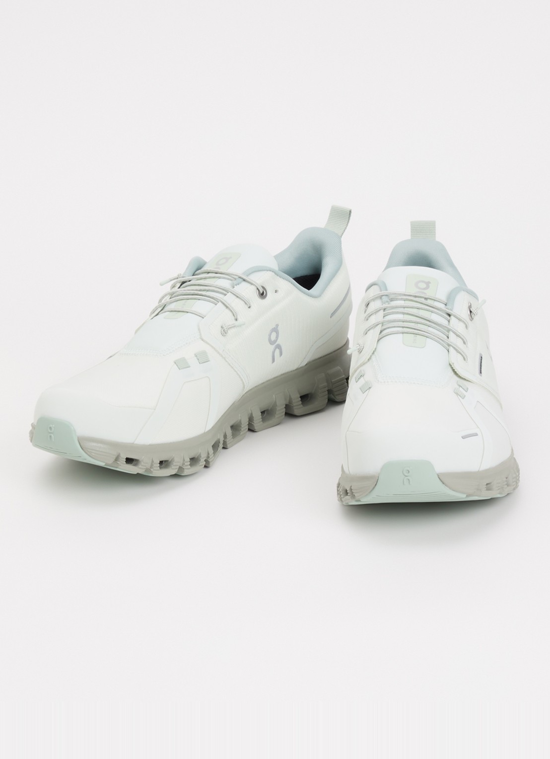 On Cloud 6 sneaker van mesh met logo - detail groen