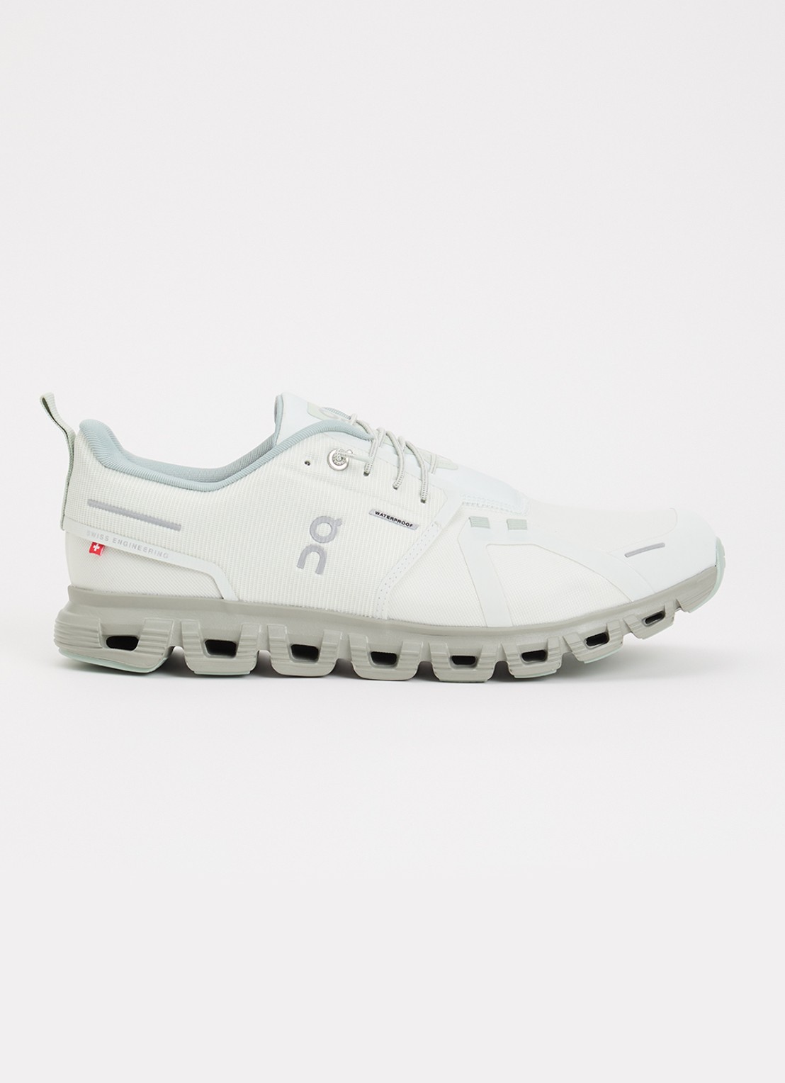 On Cloud 6 sneaker van mesh met logo - voorkant 5 groen