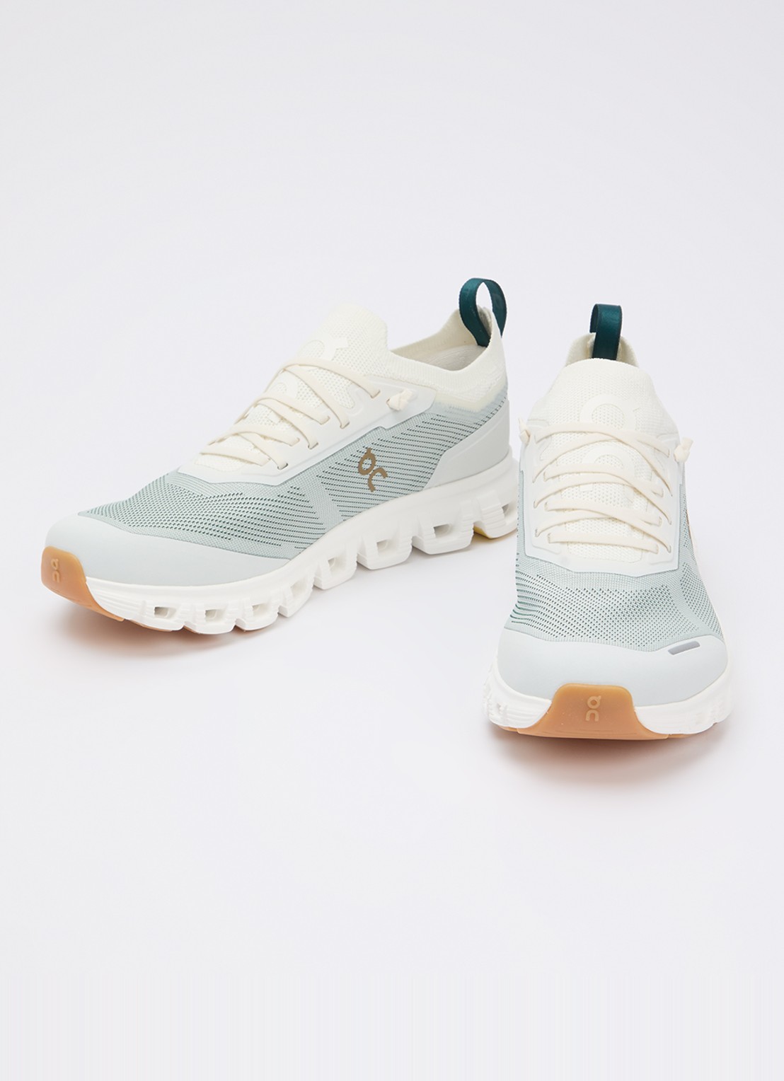 On Cloud 6 Versa sportschoen van mesh - detail blauwgrijs