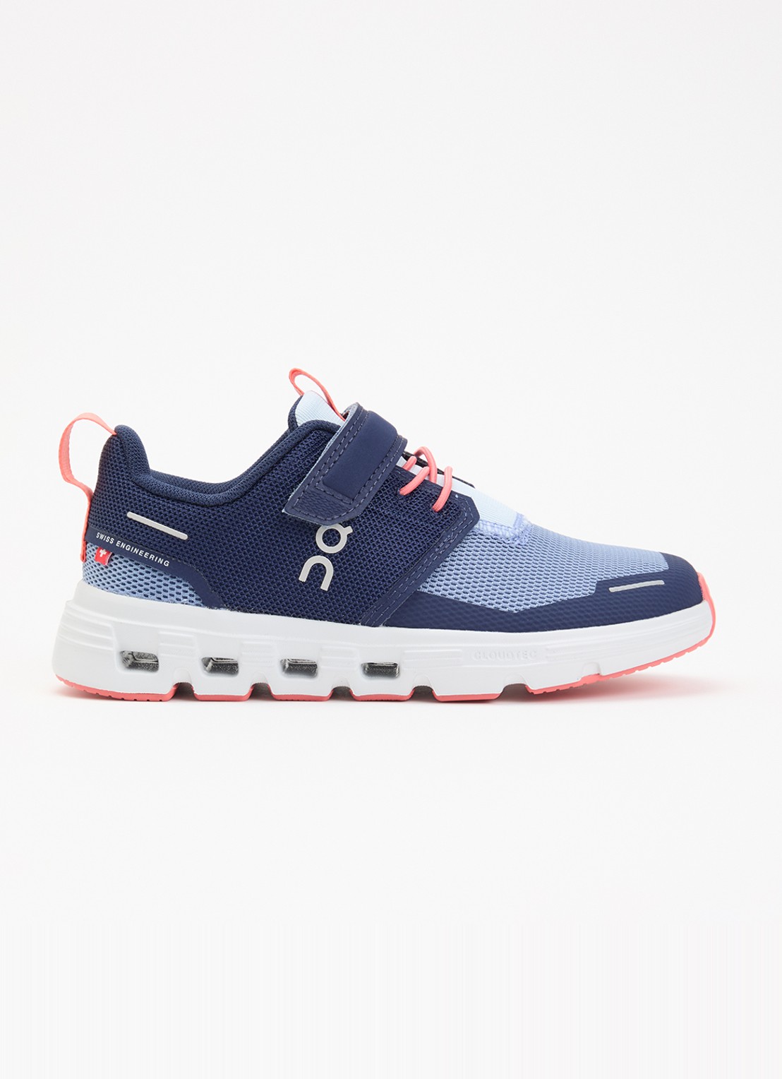 On Cloud Play 2 sneaker van mesh - voorkant royalblauw