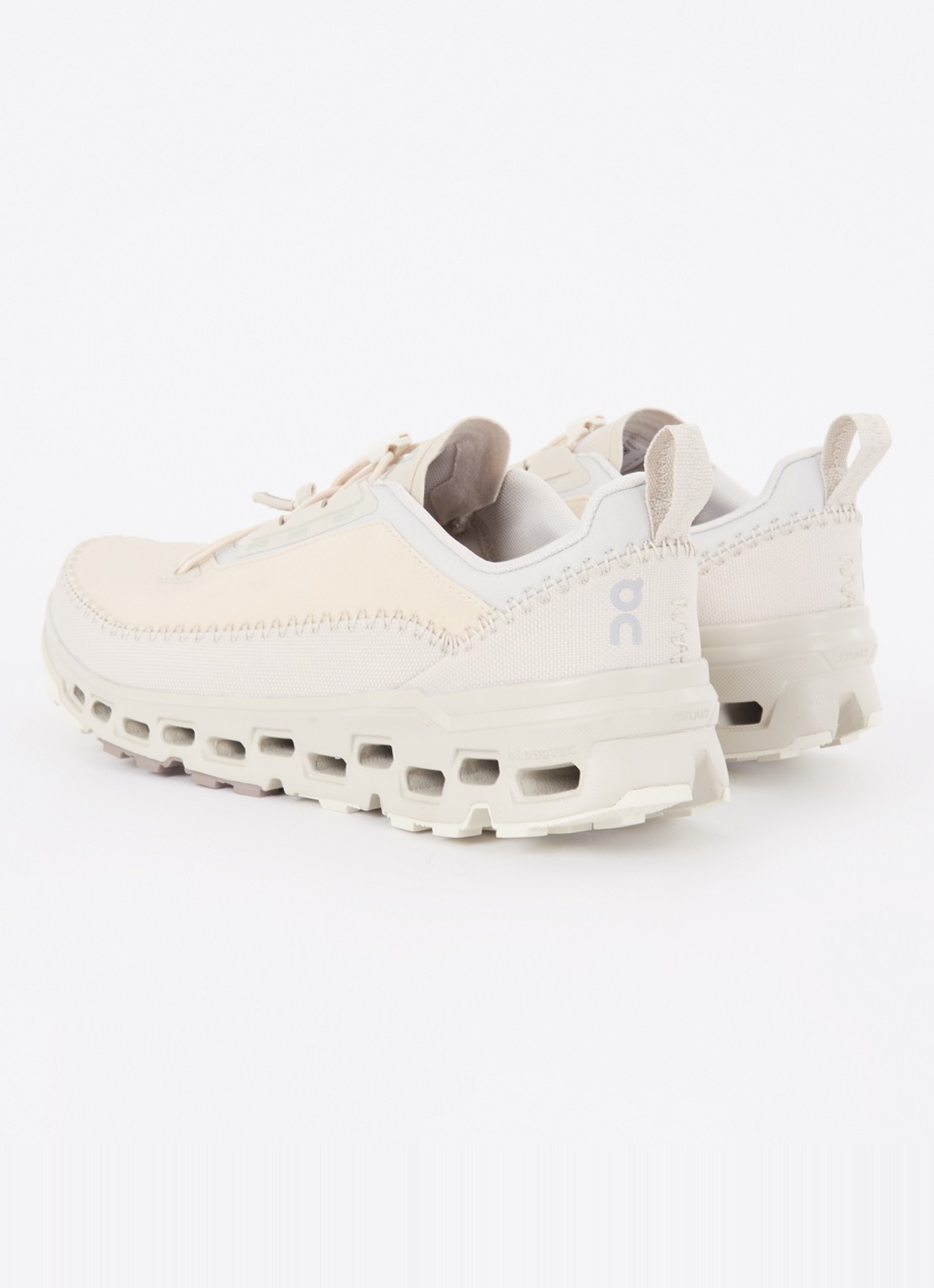 On Cloudaway 2 sneaker met mesh details - achterkant beige