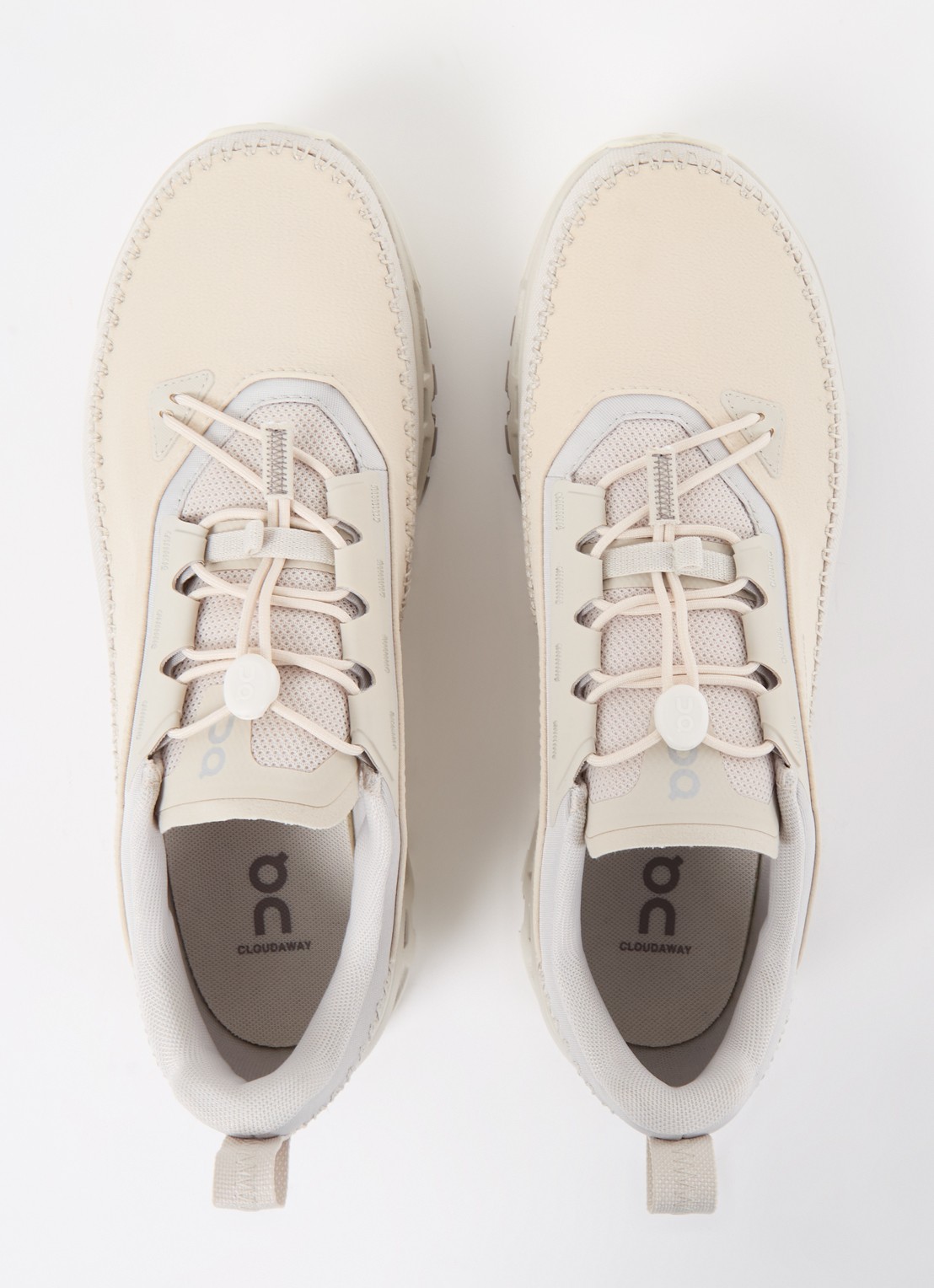 On Cloudaway 2 sneaker met mesh details - detail 4 beige