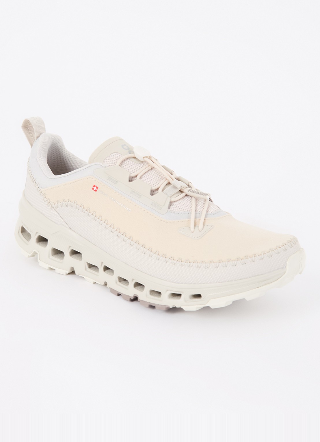 On Cloudaway 2 sneaker met mesh details - voorkant 2 beige