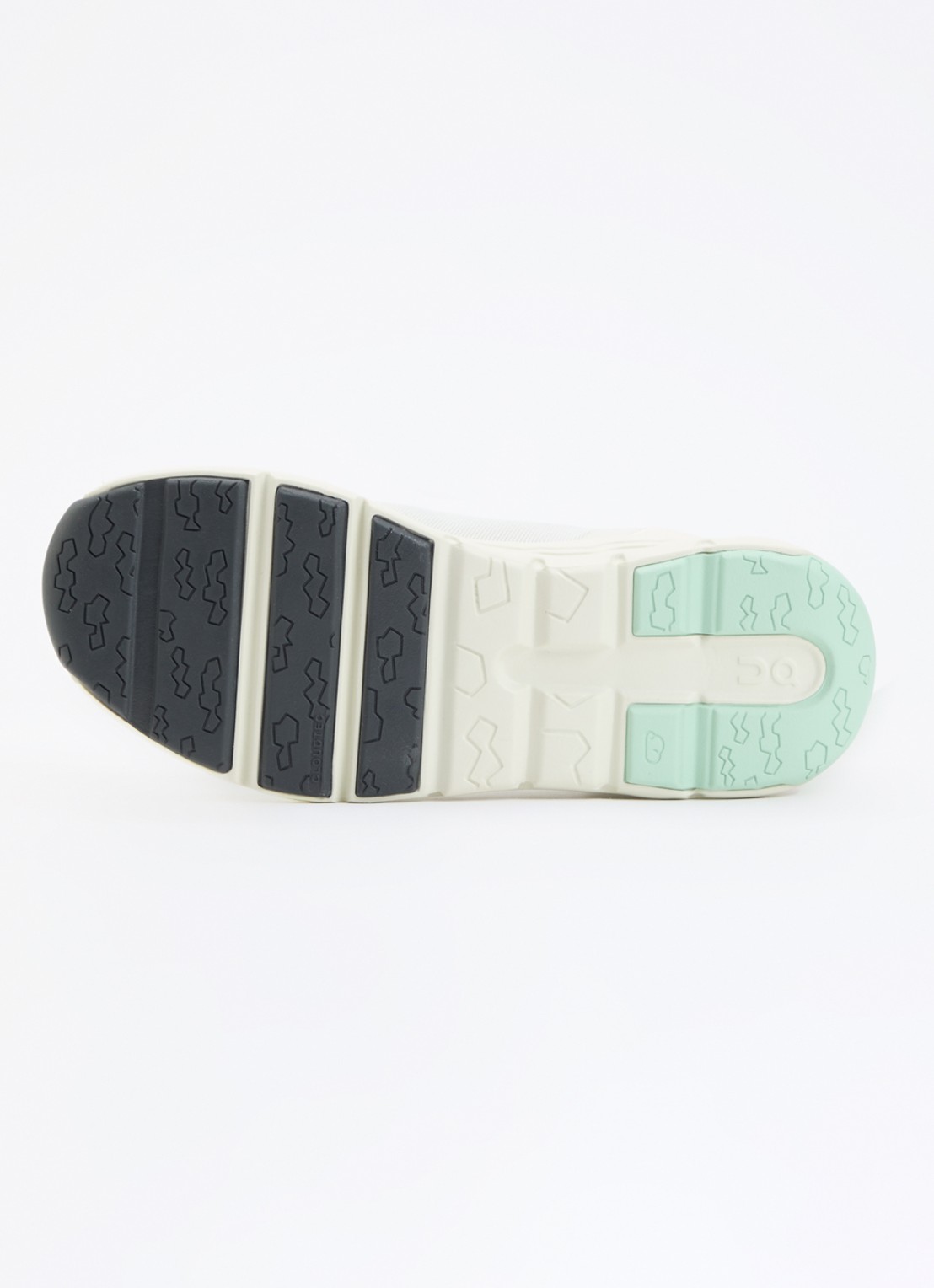 On Cloudleap sneaker met gebreid bovenwerk - detail 2 mint