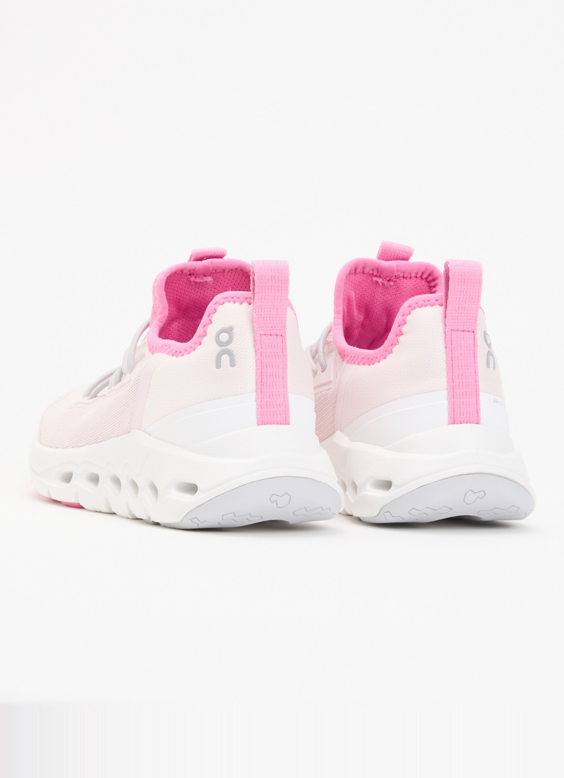 On Cloudleap sneaker van mesh - achterkant 4 gebroken wit