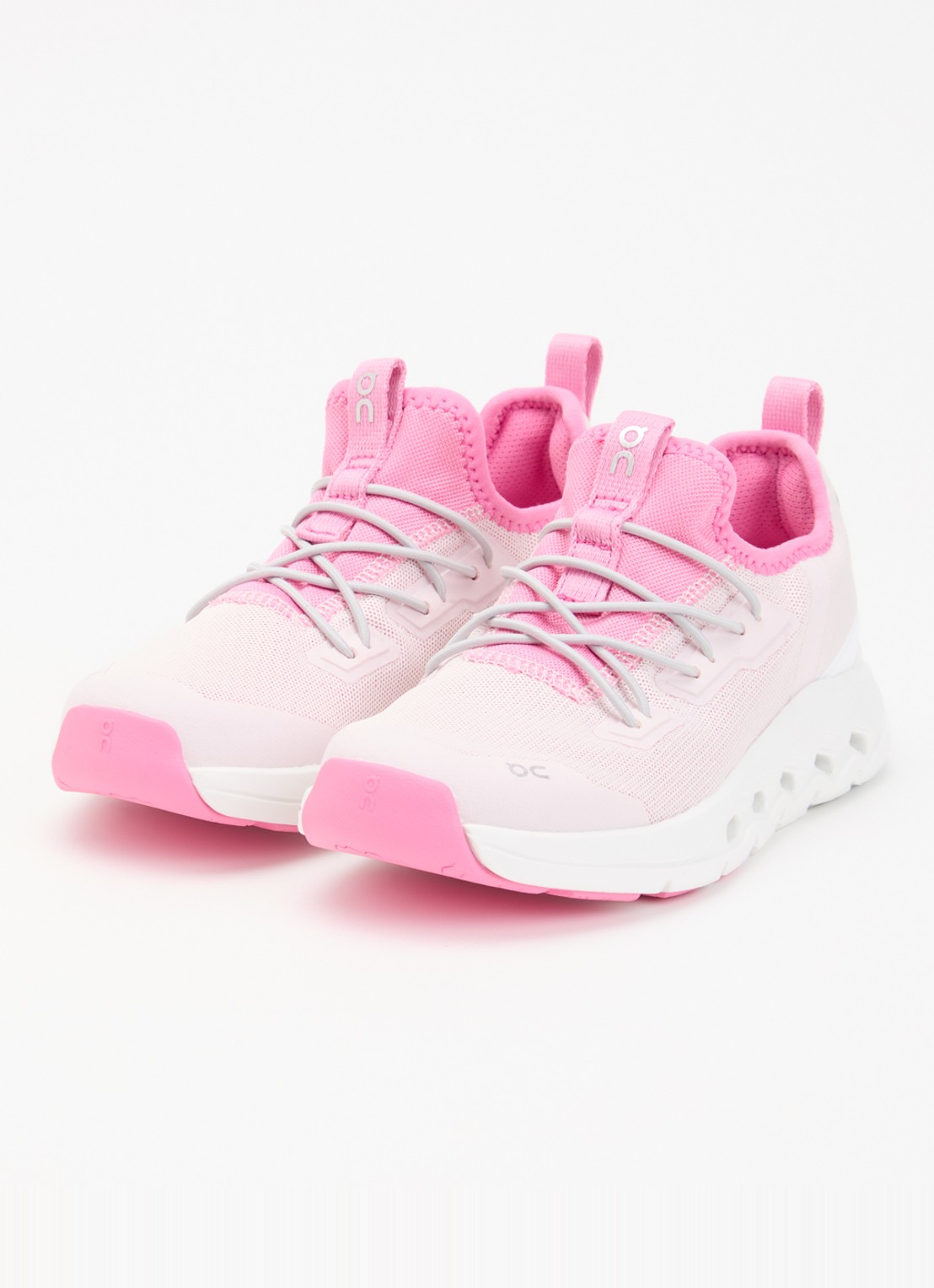 On Cloudleap sneaker van mesh - voorkant 2 gebroken wit