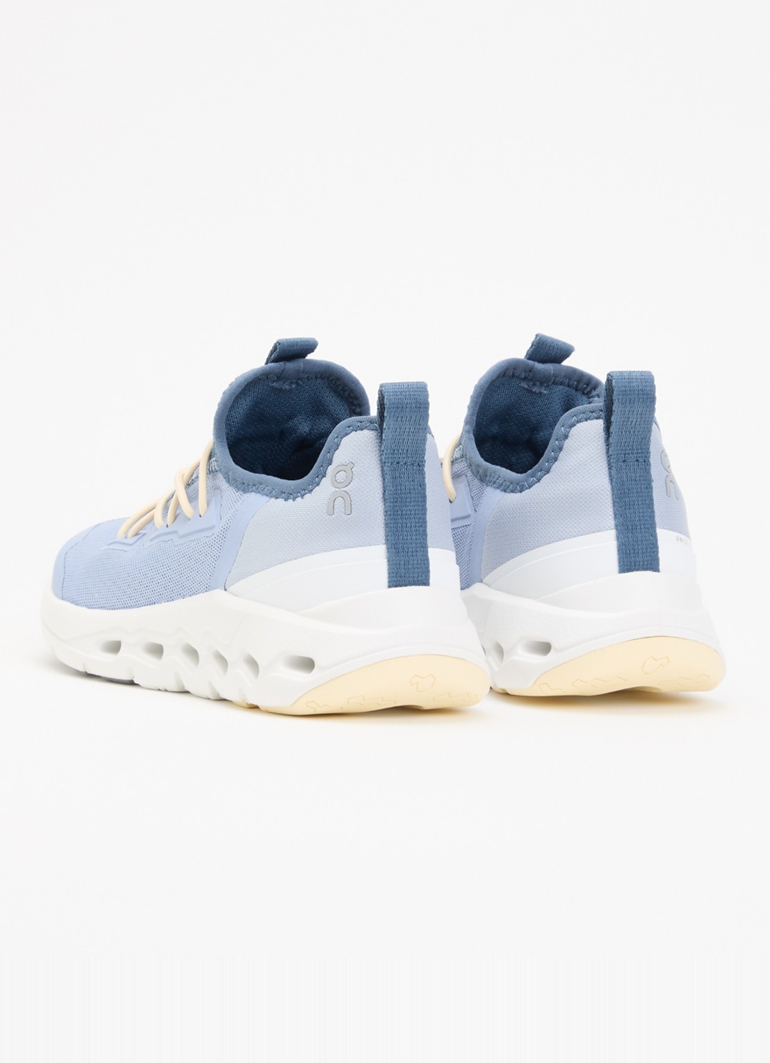 On Cloudleap sneaker van mesh - achterkant 4 blauw