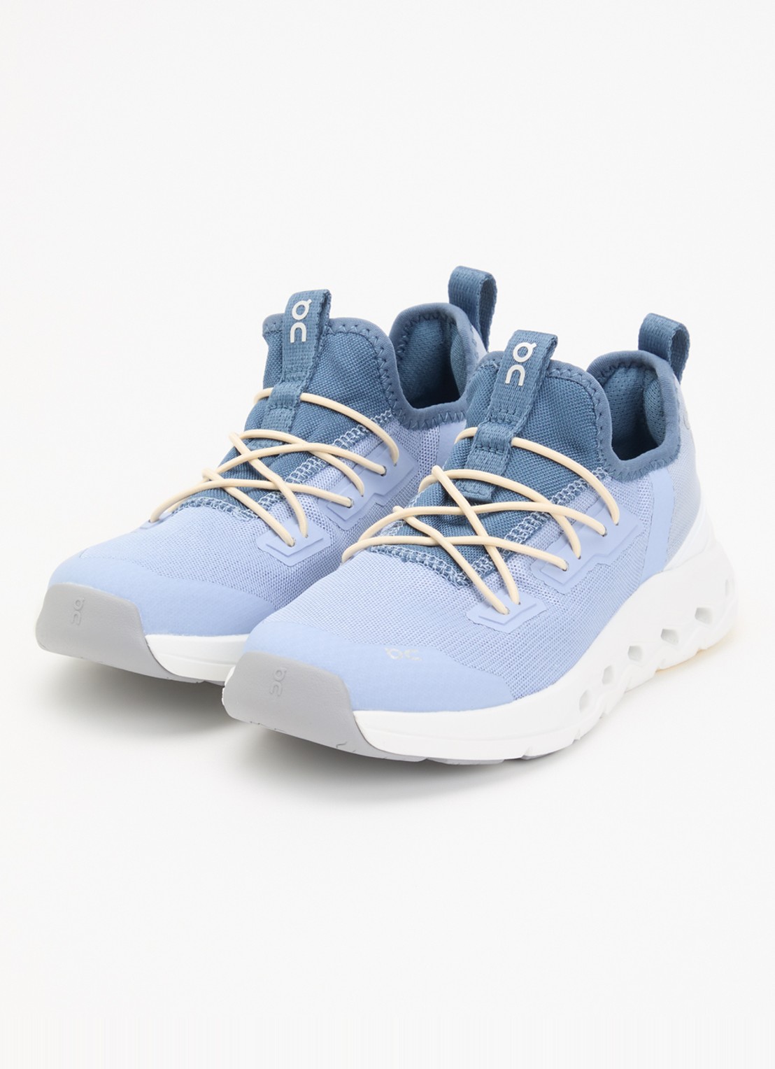 On Cloudleap sneaker van mesh - voorkant 2 blauw
