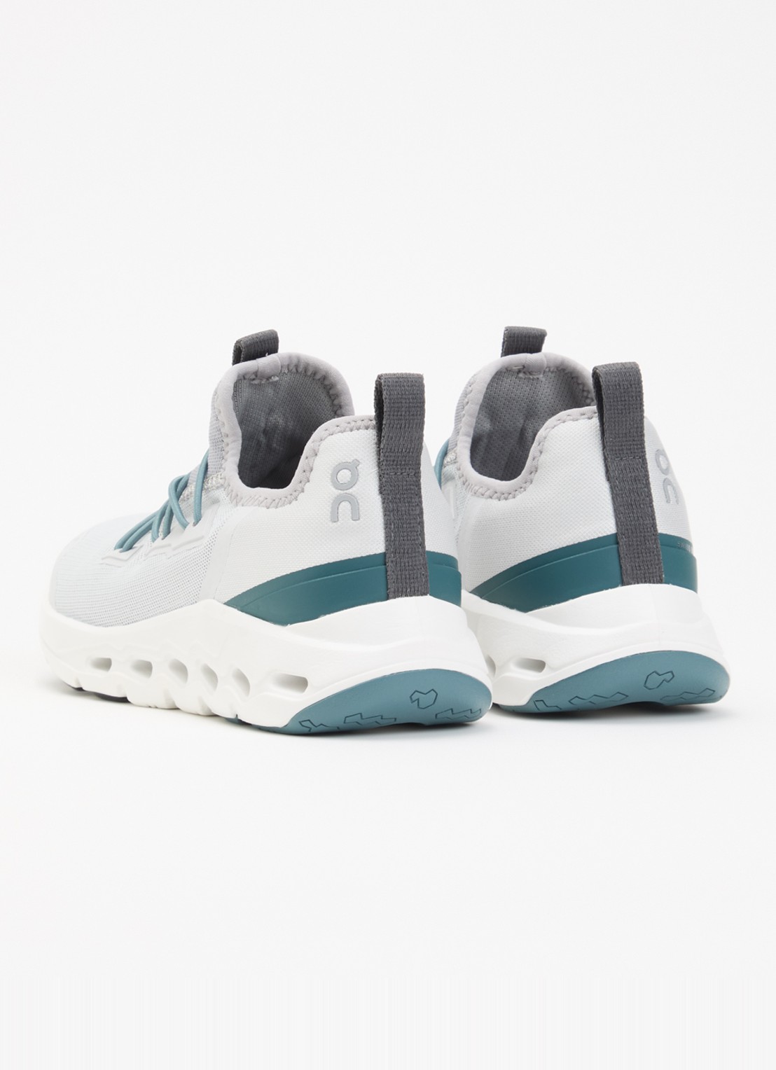 On Cloudleap sneaker van mesh - achterkant 3 grijs