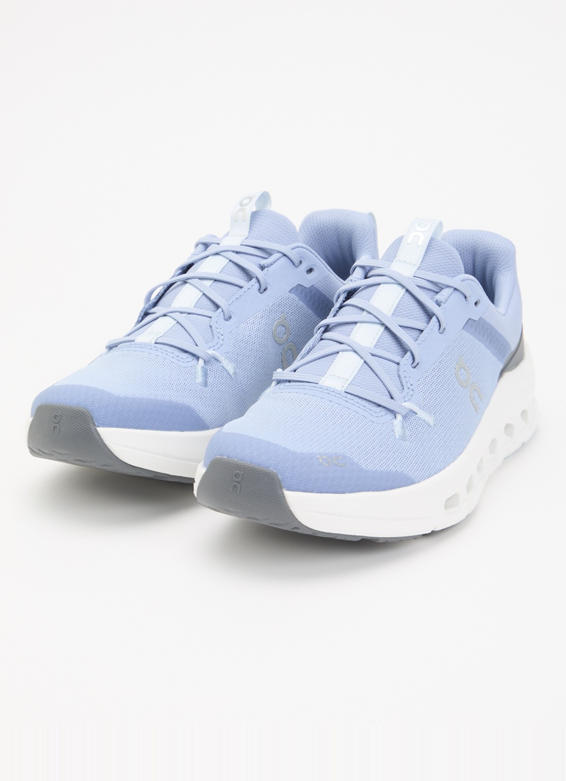 On Cloudleap sneaker van mesh - voorkant 4 wit