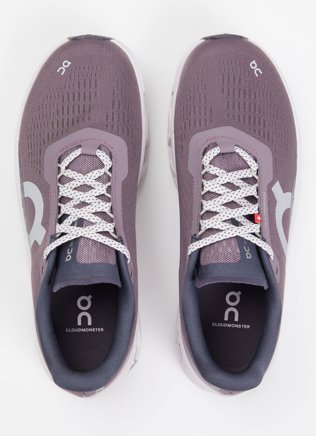 On Cloudmonster sneaker met mesh details - detail 4 paars