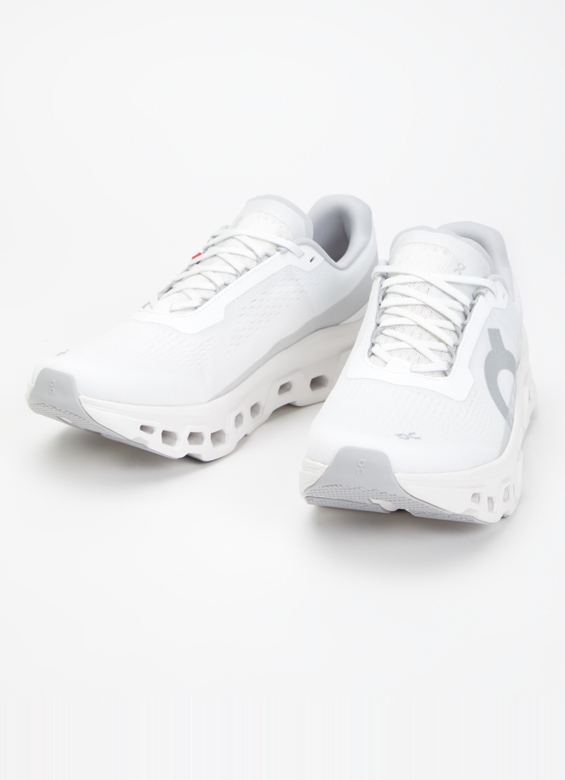 On Cloudmonster sneaker van mesh met logo - detail 2 wit