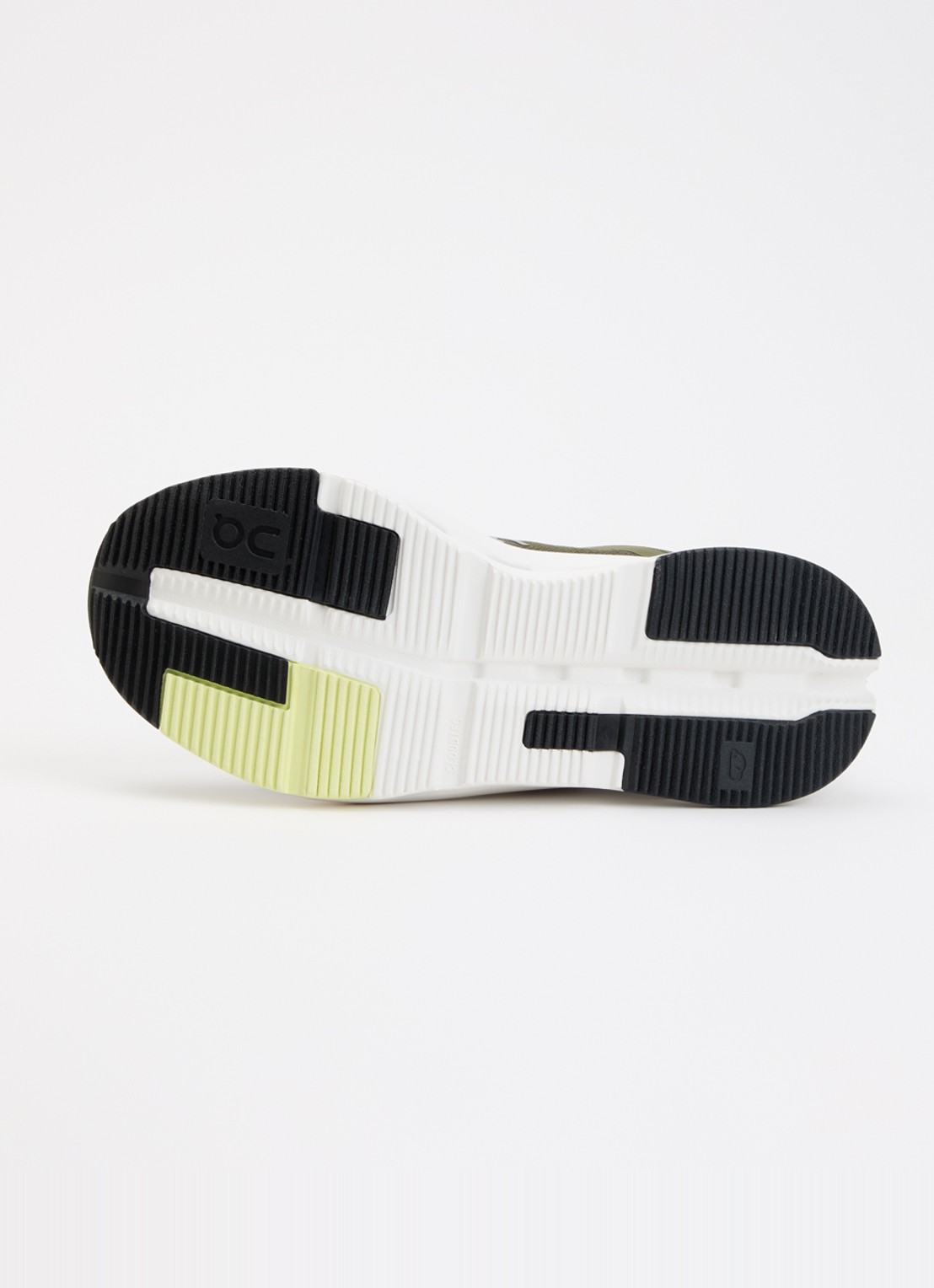 On Cloudnova Youth sneaker met details van mesh - detail 4 olijfgroen