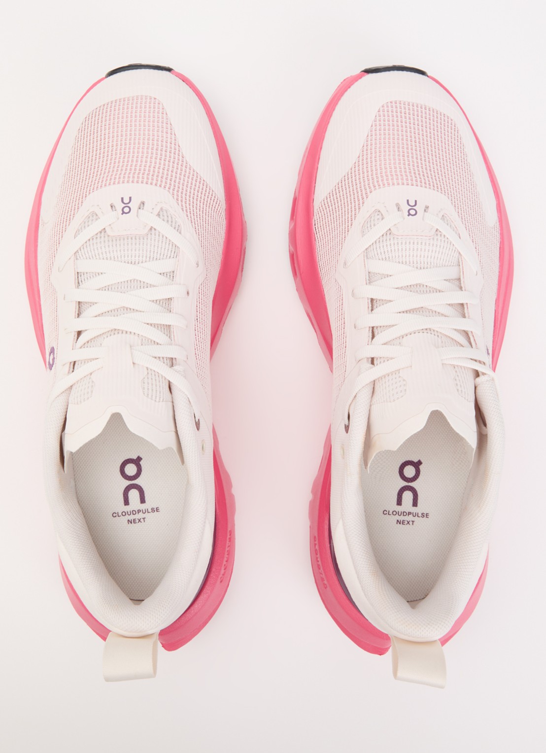 On Cloudpulse Next sneaker van mesh met logo - detail 3 roze