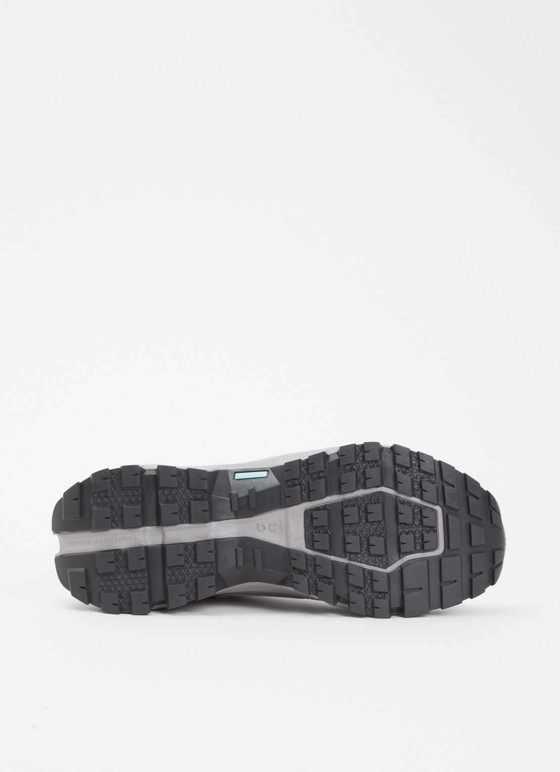 On Cloudrock sneaker met gebreid bovenwerk en logo - detail 4 grijs