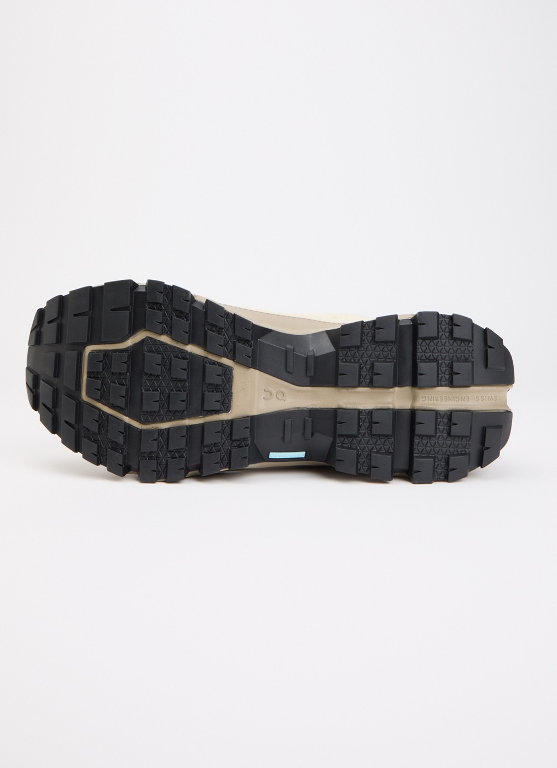 On Cloudrock sneaker met gebreid bovenwerk en logo - detail 4 vanillegeel