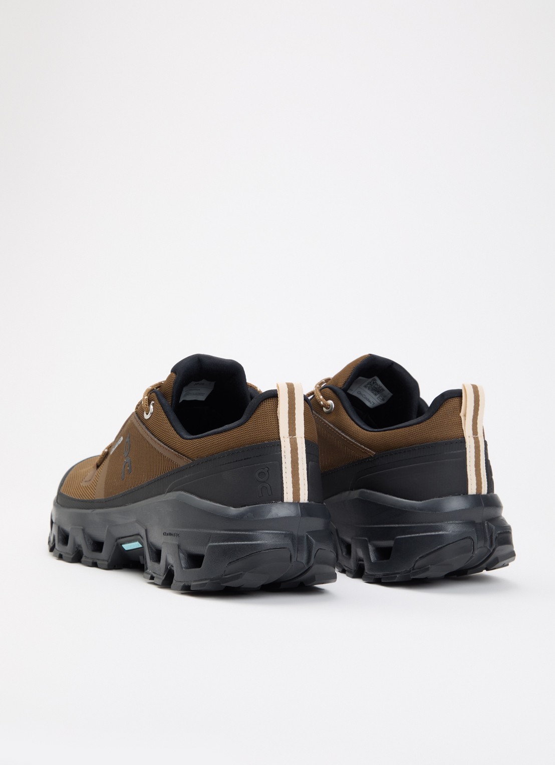On Cloudrock sneaker van mesh met logo - achterkant 5 bruin