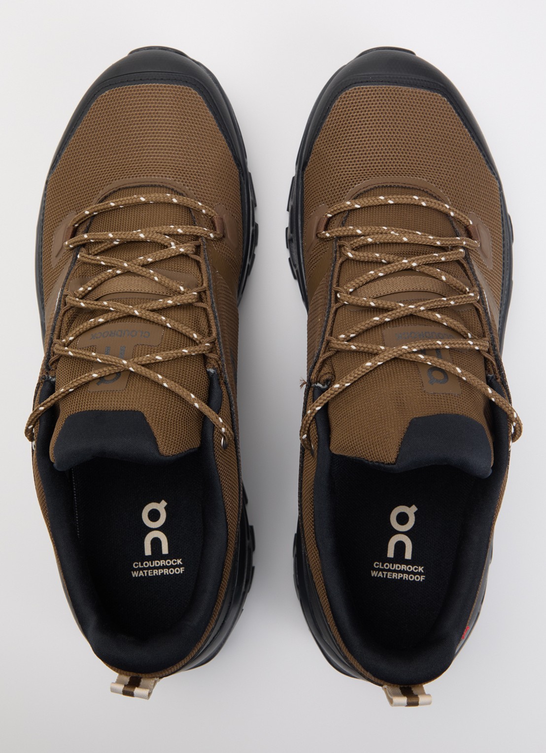 On Cloudrock sneaker van mesh met logo - detail 3 bruin