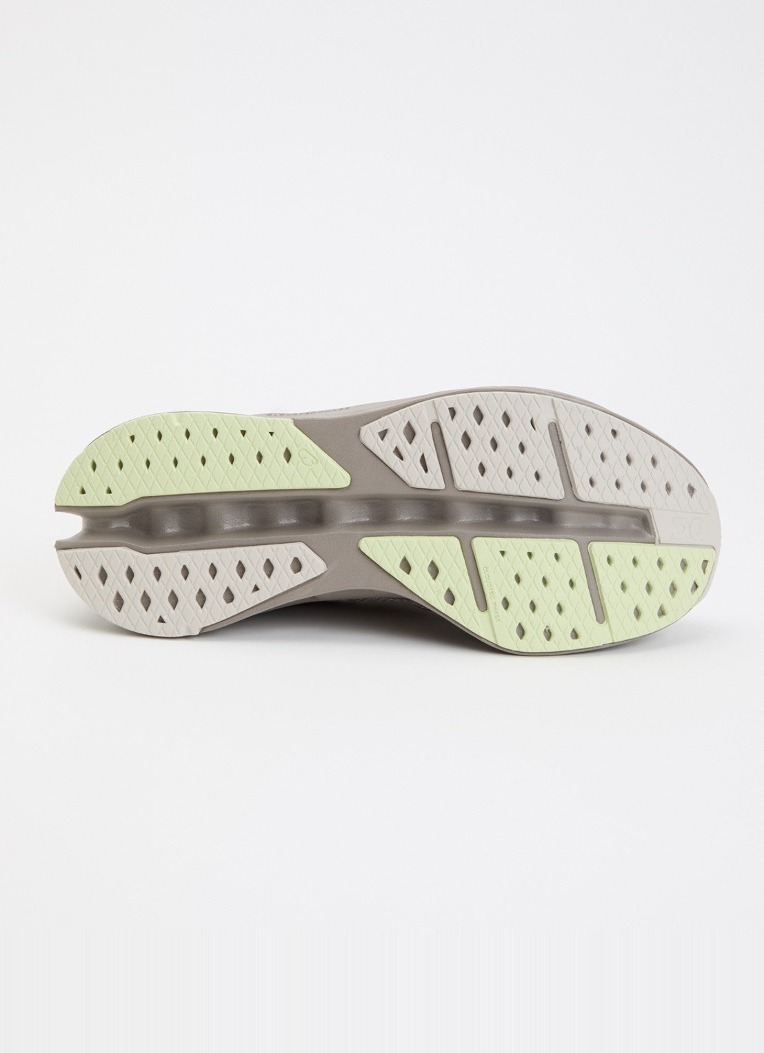 On Cloudsurfer Max sneaker met gebreid bovenwerk - detail 4 zand