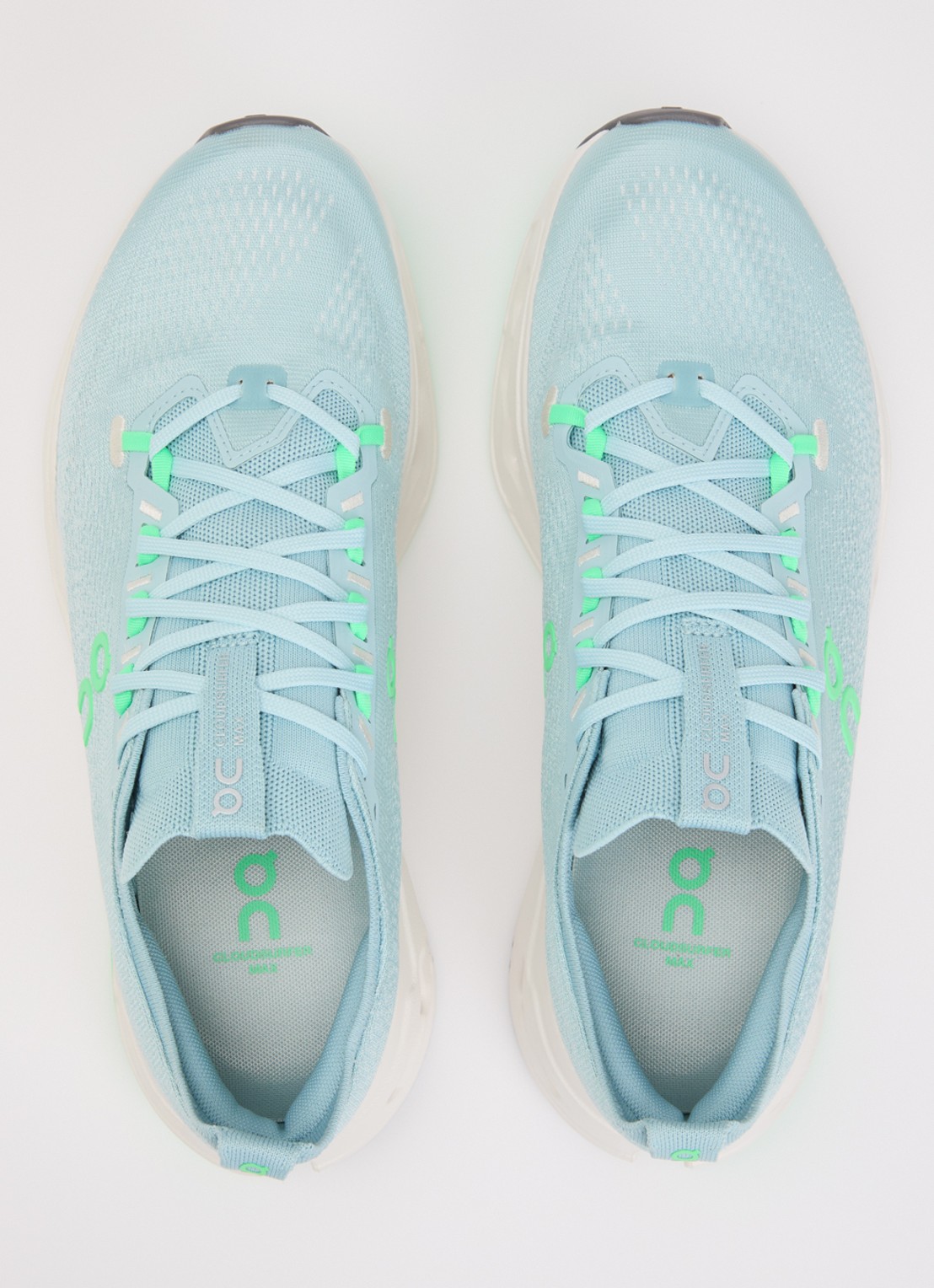 On Cloudsurfer Max sneaker met gebreid bovenwerk - detail 3 blauw