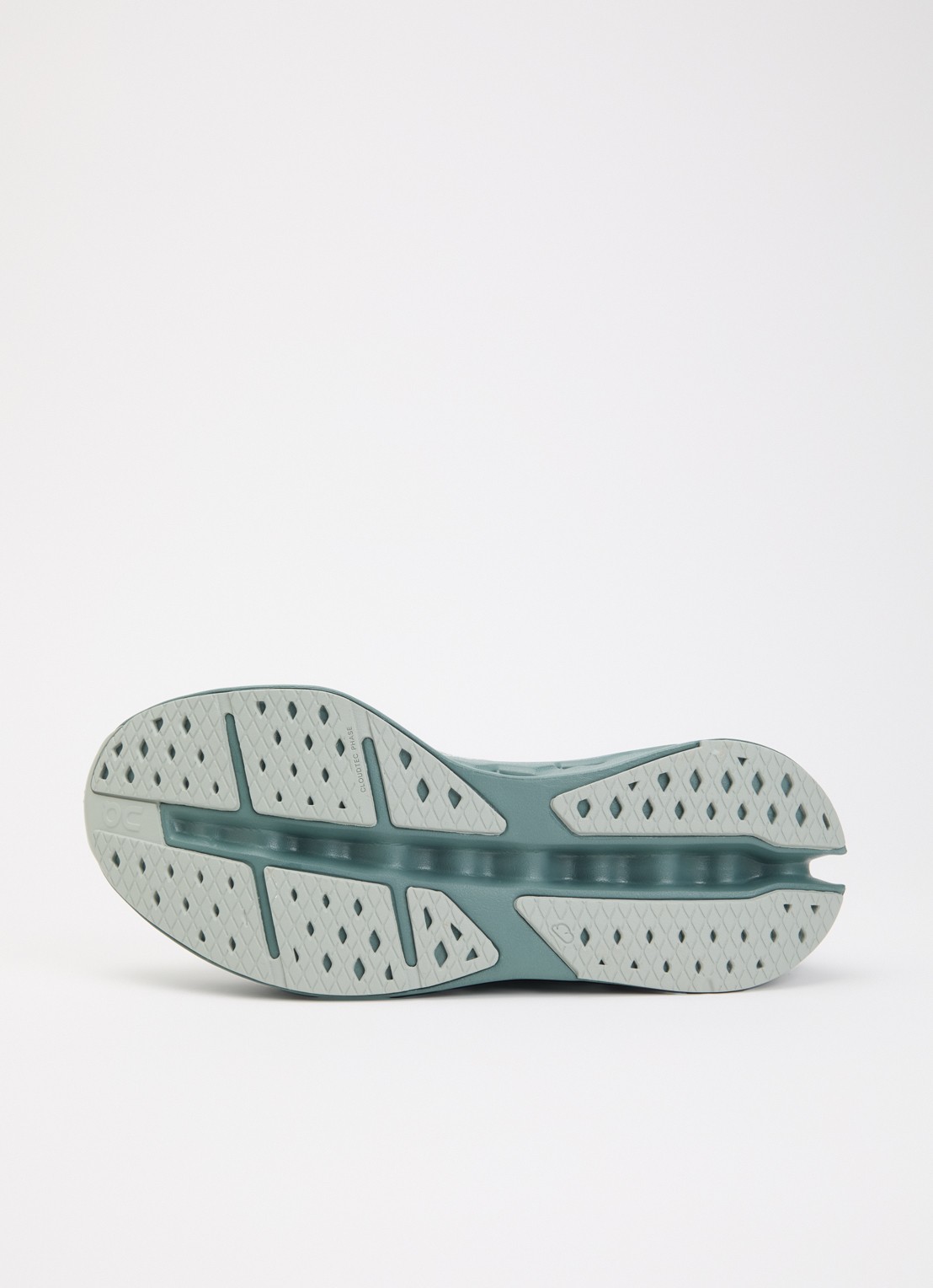 On Cloudsurfer Max sneaker van mesh met logo - detail 5 zeegroen