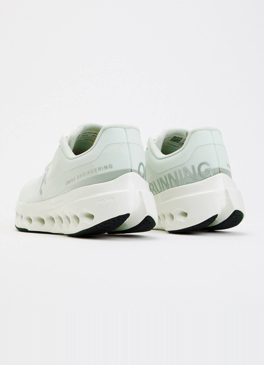 On Cloudsurfer Next sneaker met details van mesh - achterkant 4 mint