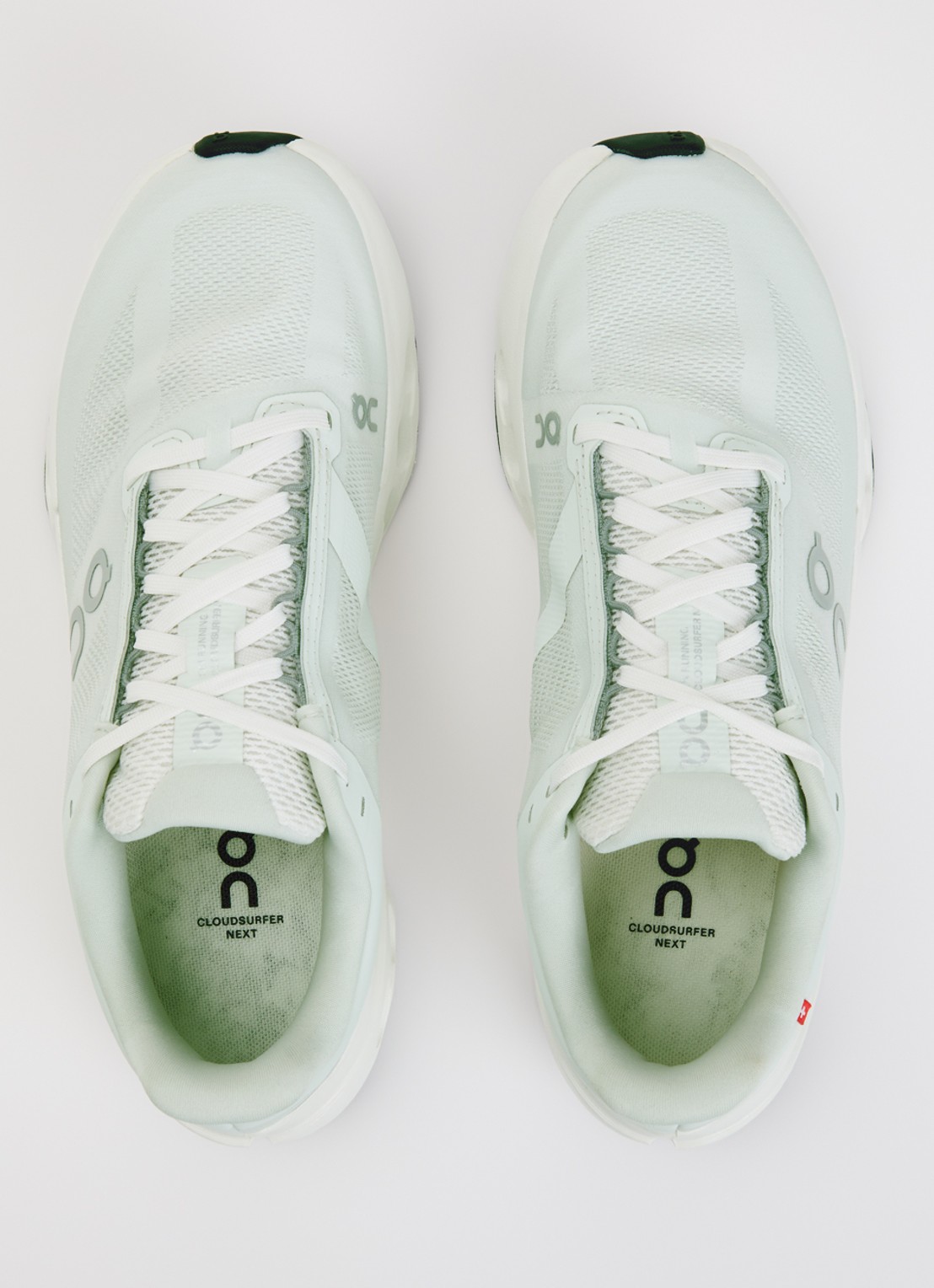 On Cloudsurfer Next sneaker met details van mesh - detail 2 mint