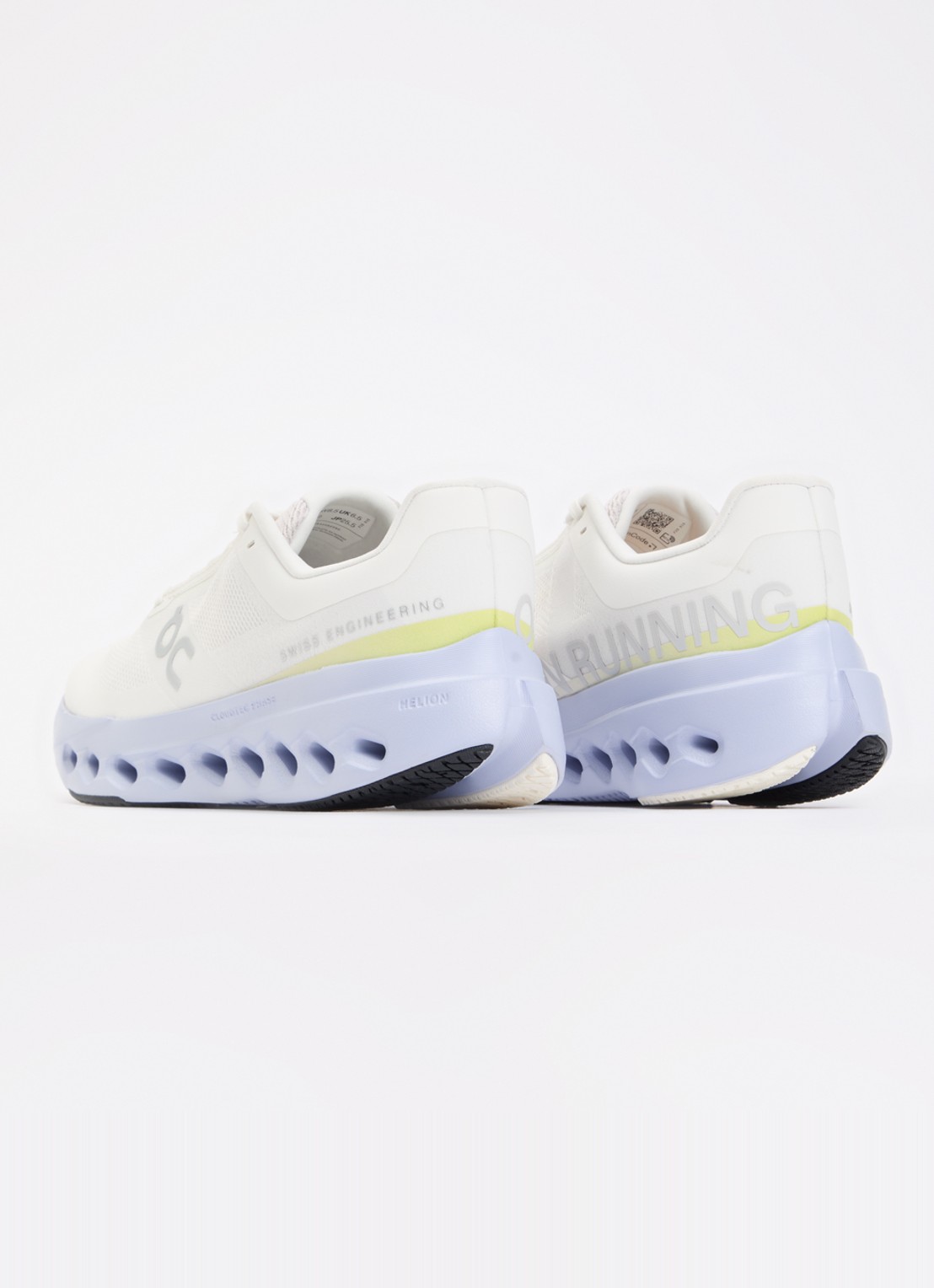 On Cloudsurfer Next sneaker met mesh details - achterkant 2 ivoor