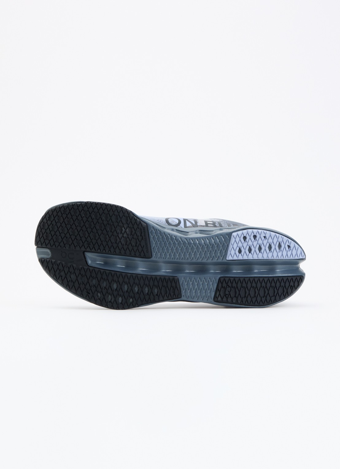 On Cloudsurfer Next sneaker van mesh met logo - detail 4 blauwgrijs
