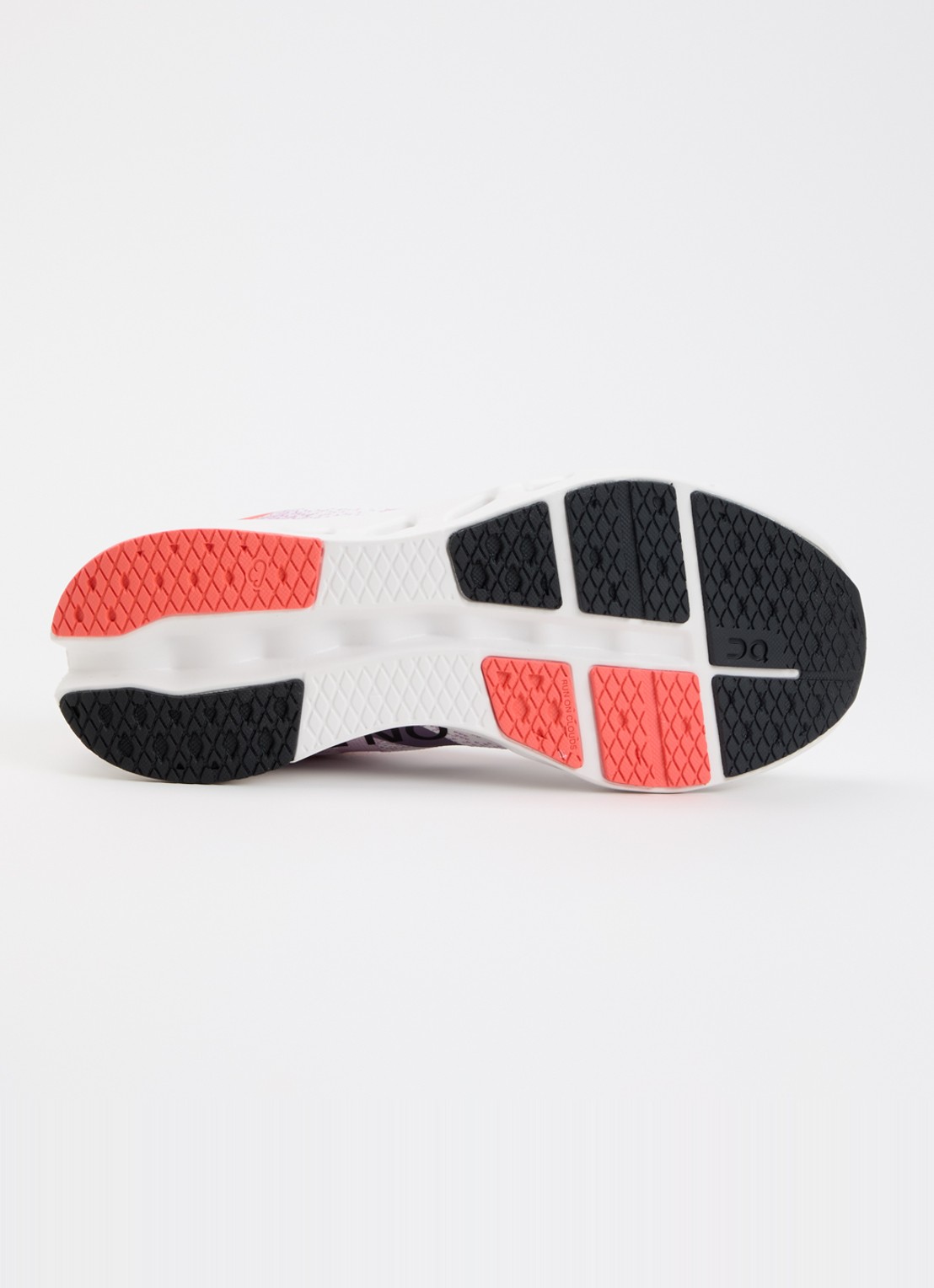 On Cloudsurfer Youth sneaker met gebreid bovenwerk - detail lila