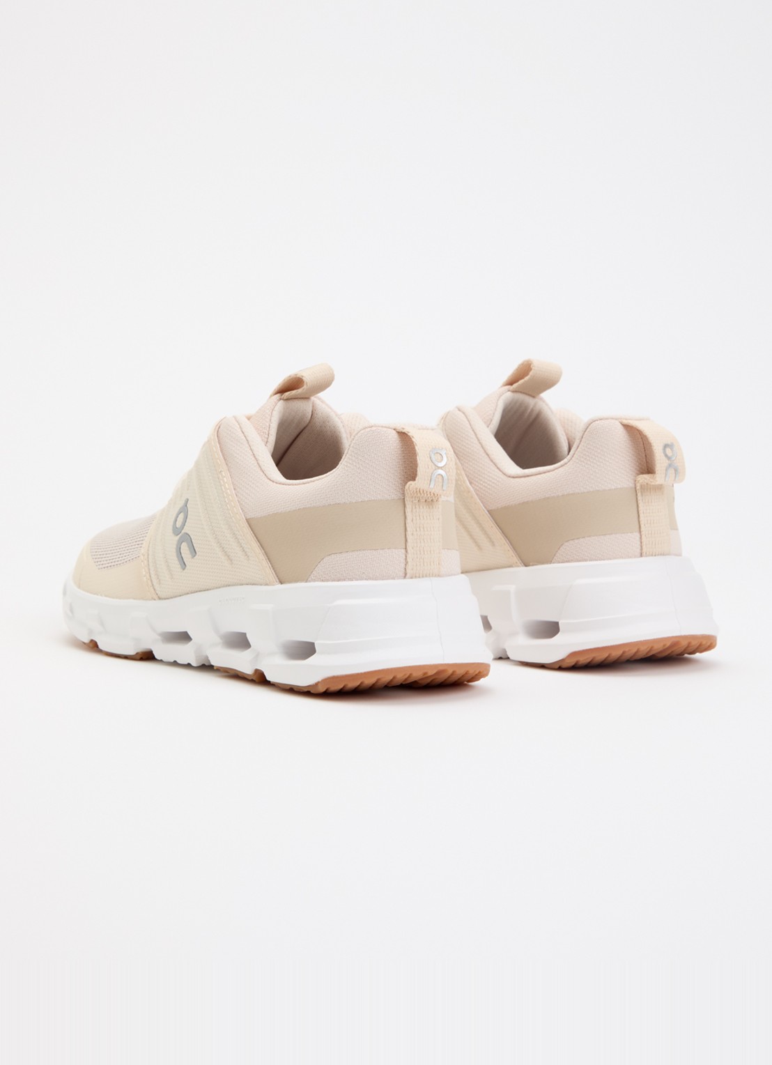 On Cloudswift sneaker met mesh details - achterkant 4 zand
