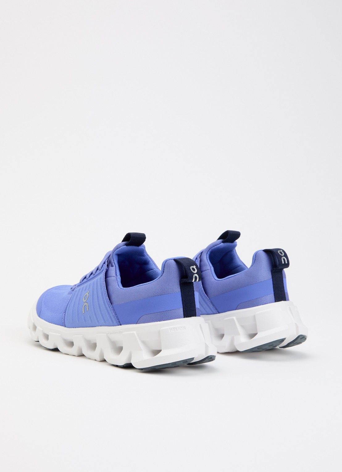 On Cloudswift Youth sneaker met details van mesh - achterkant 4 lavendel