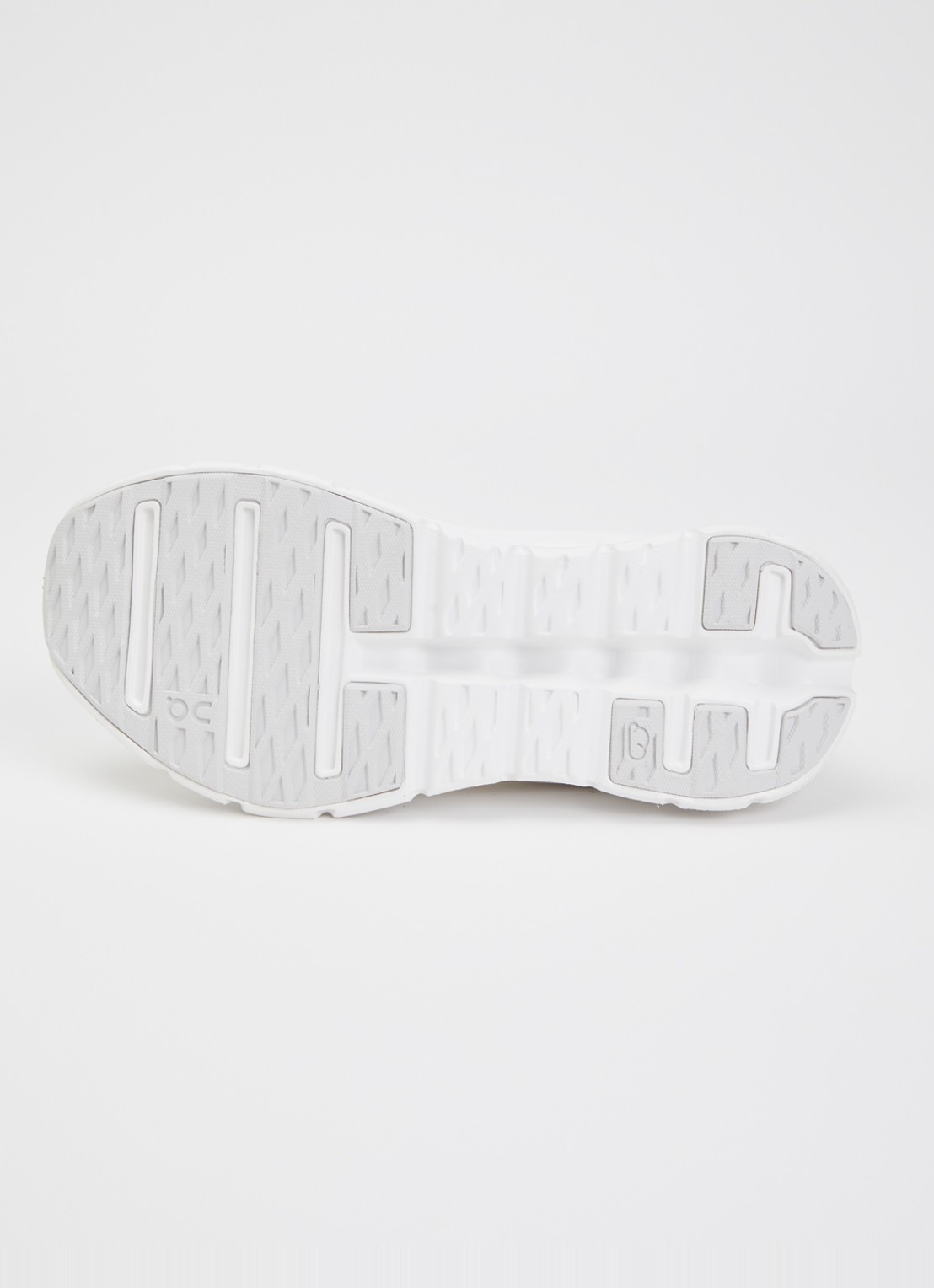 On Cloudtilt Moon sneaker met gebreid bovenwerk - detail 4 wit